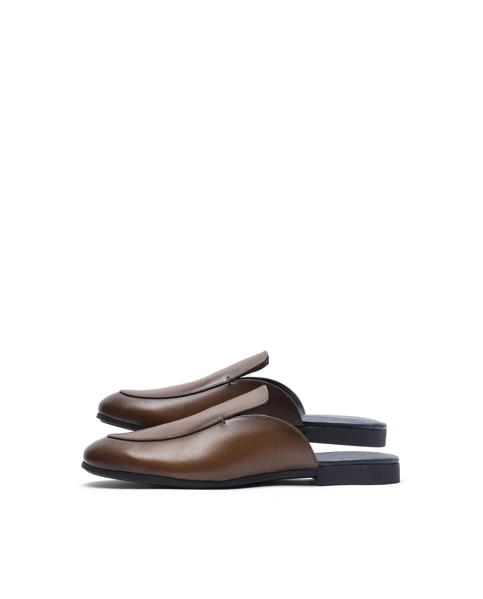 Rare Rabbit Men Sydney Cappacinno Tan Slip-On Mule - Image 6