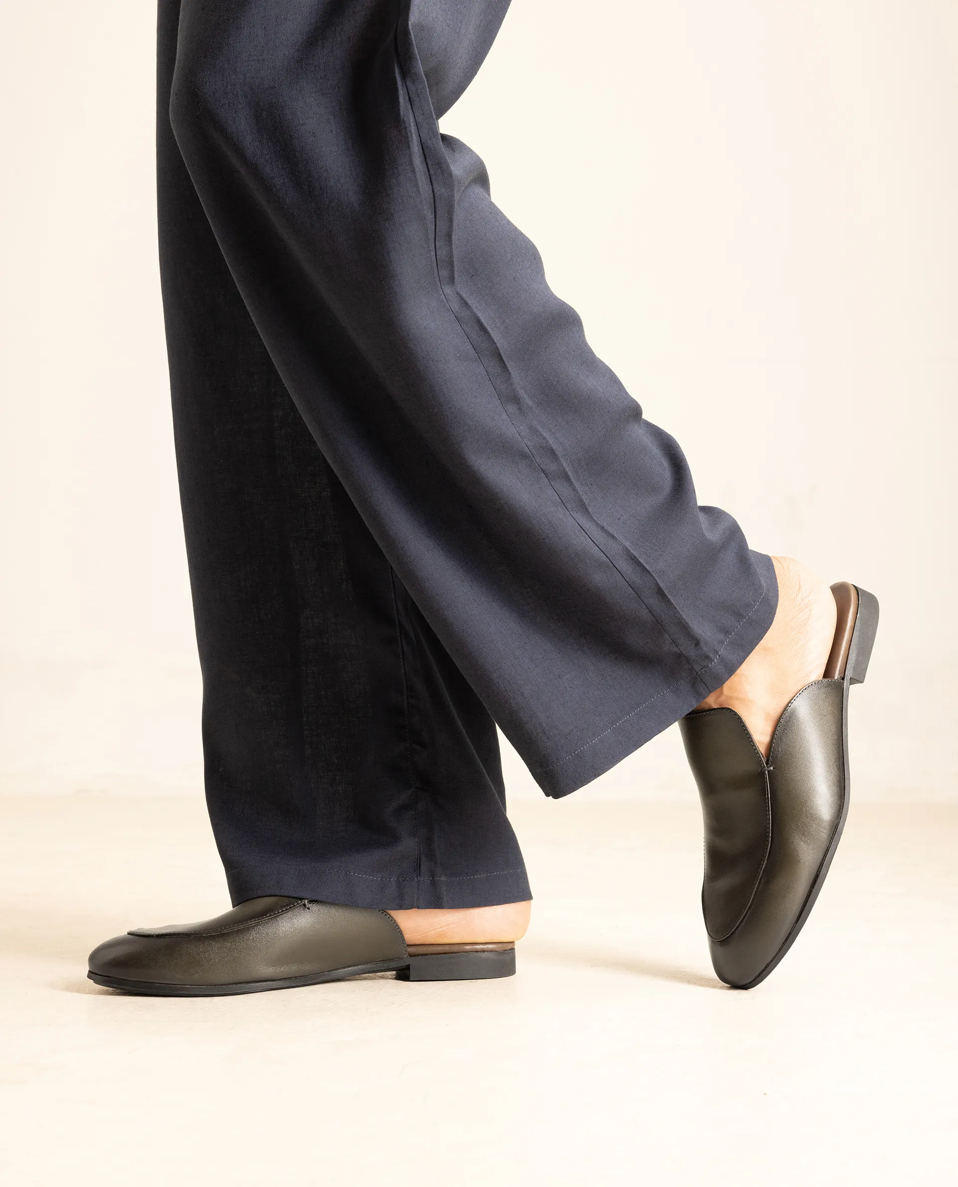 Rare Rabbit Men Sydney Dark Olive Slip-On Mule - Image 2