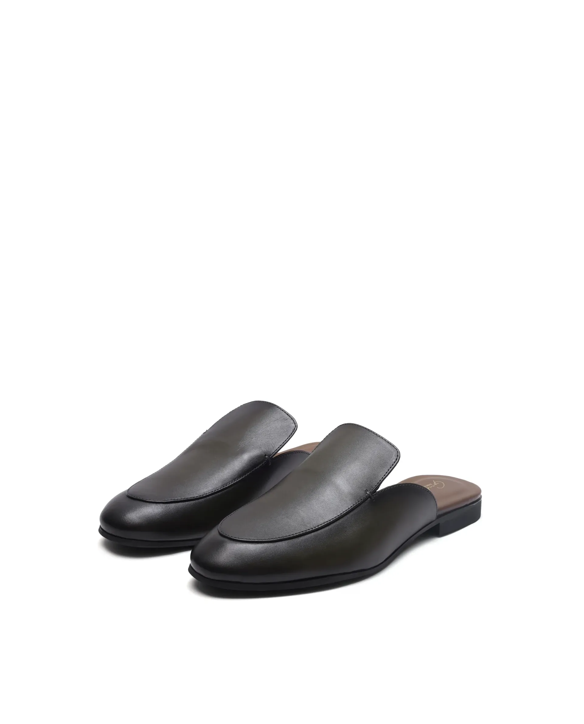 Rare Rabbit Men Sydney Dark Olive Slip-On Mule - Image 3