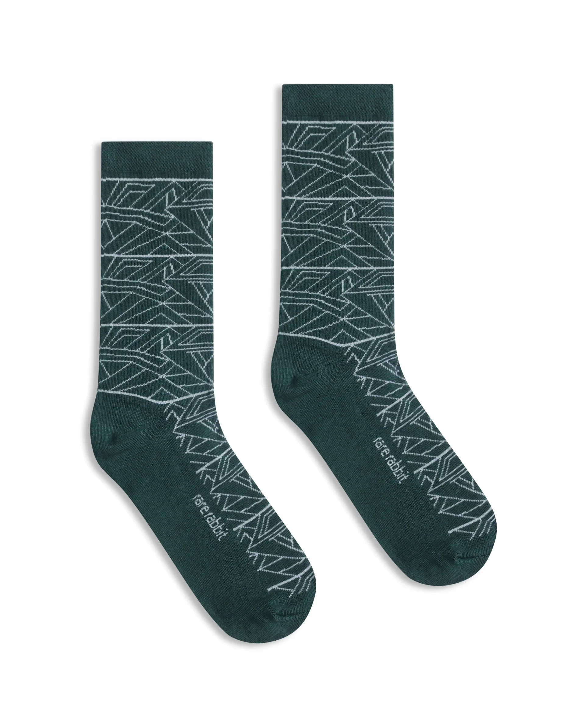 Rare Rabbit Men Sync Green Socks - Image 3