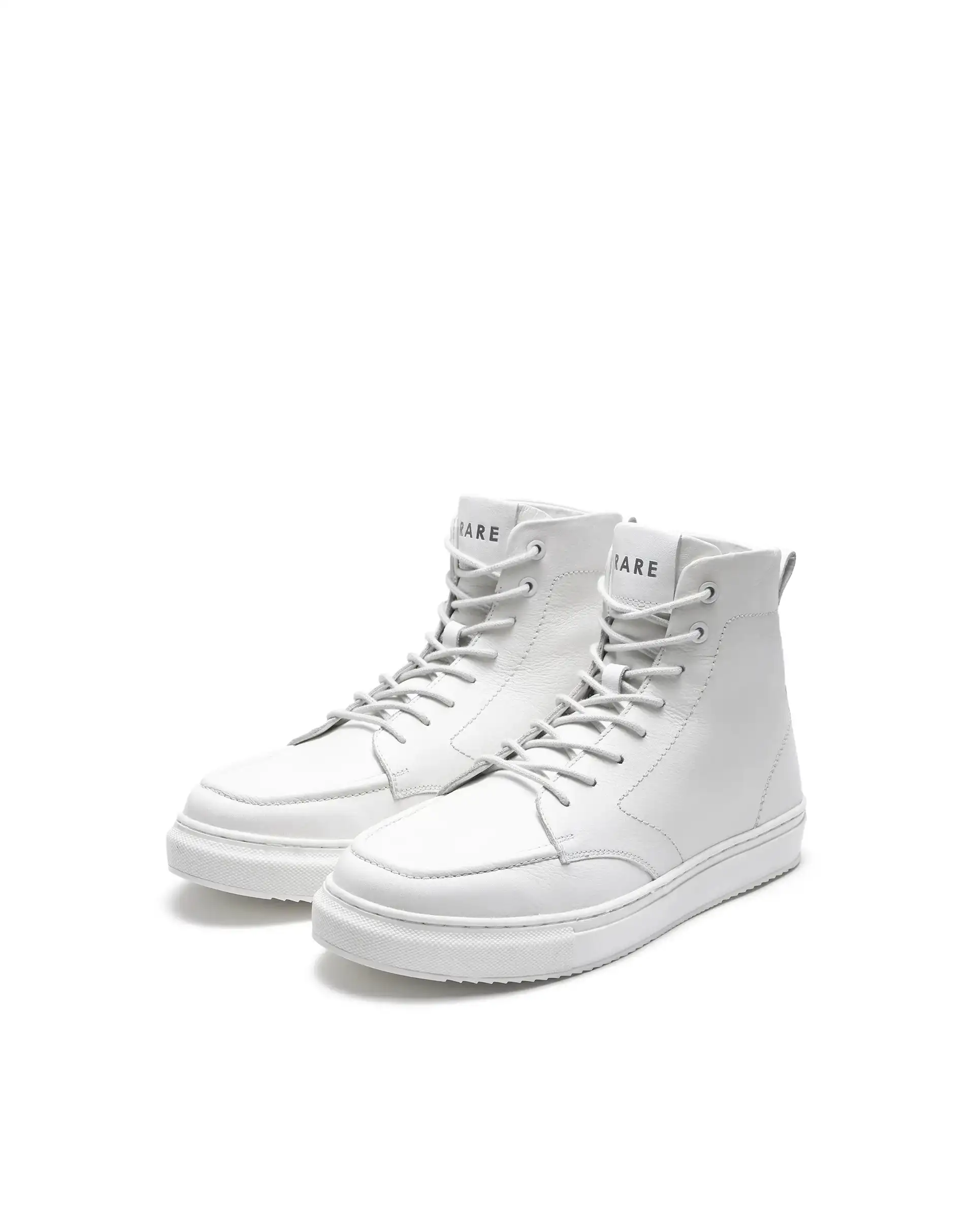 Rare Rabbit Men's Taico White Leather Lace-Up Closure Boots - Image 3