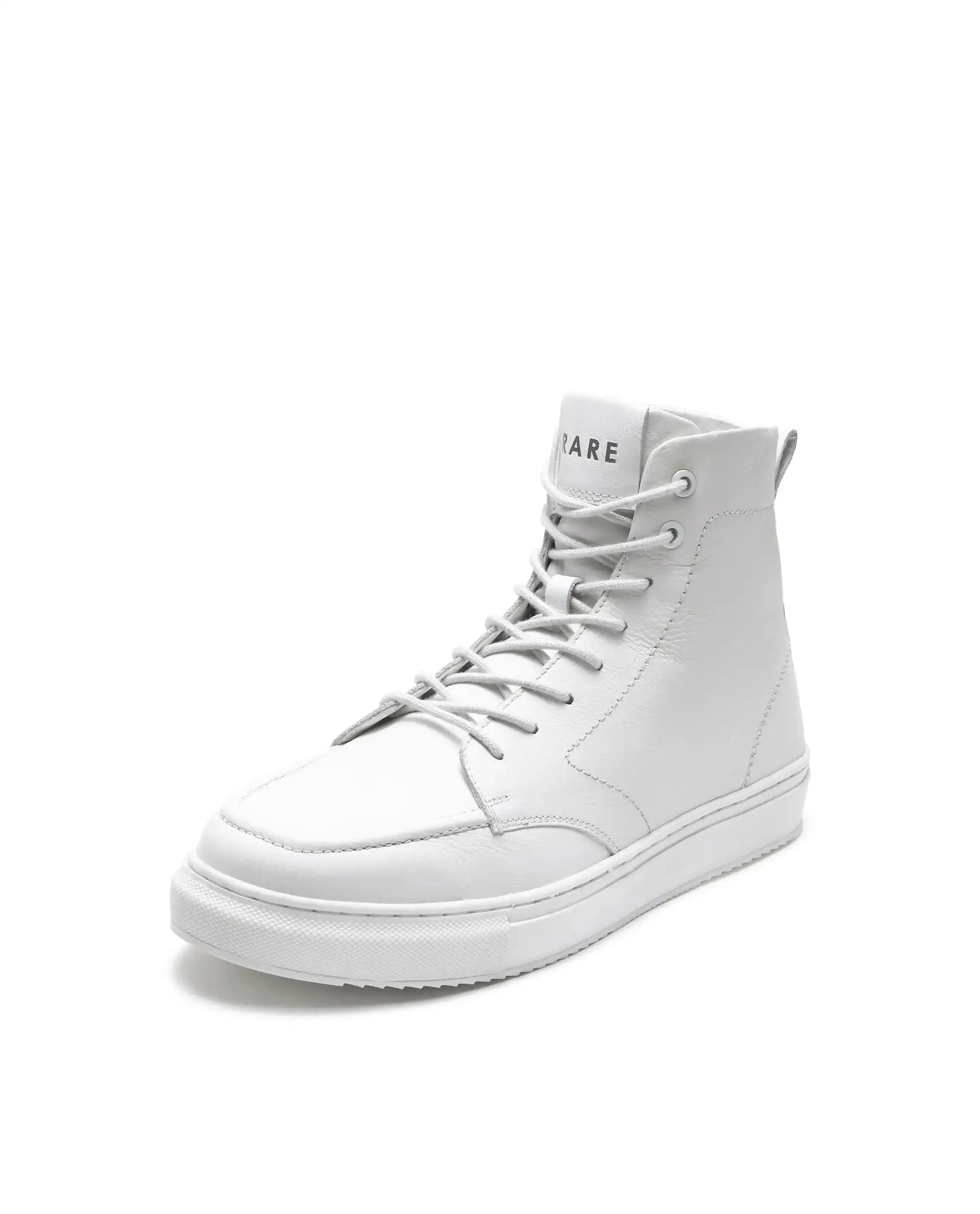 Rare Rabbit Men's Taico White Leather Lace-Up Closure Boots - Image 6