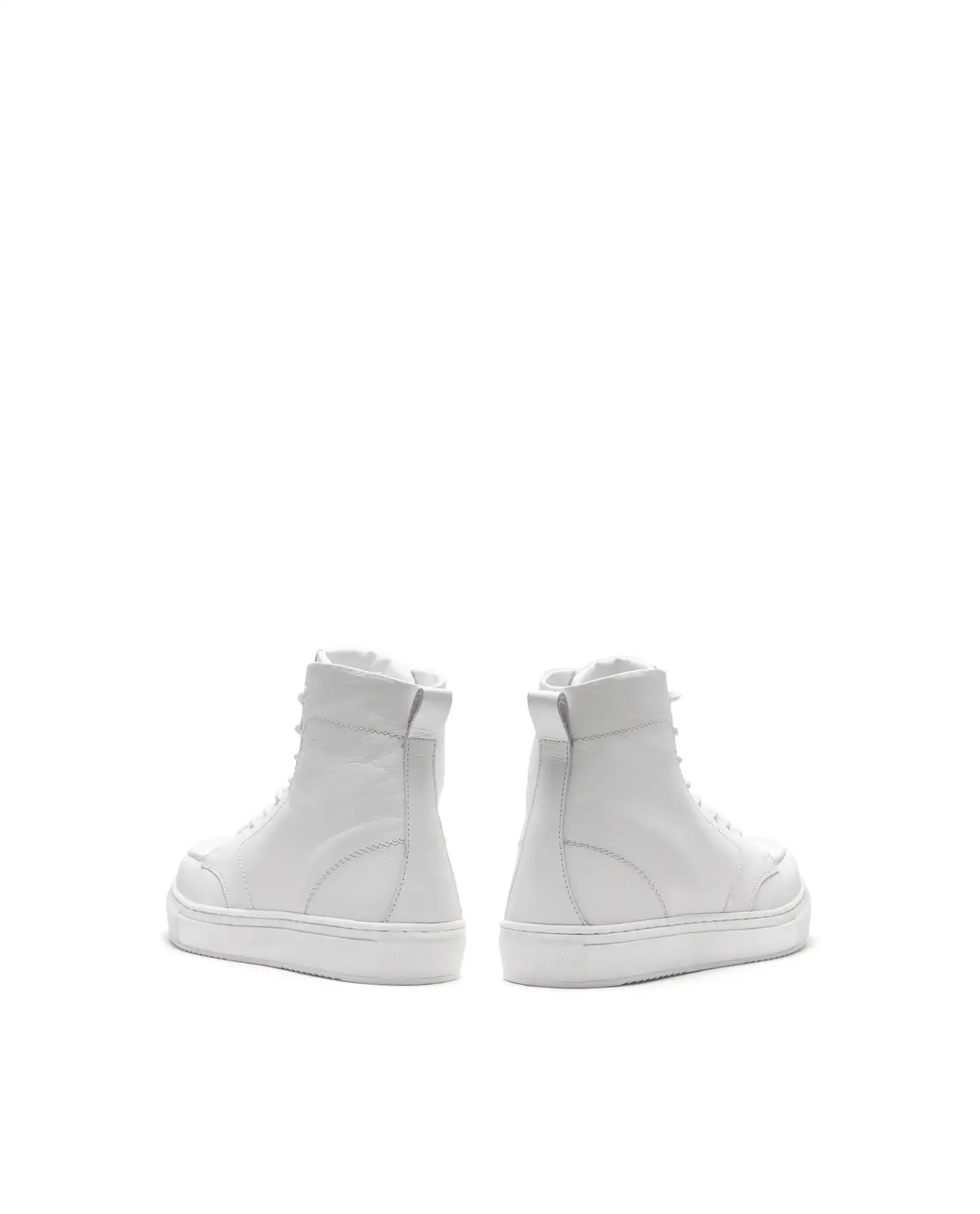 Rare Rabbit Men's Taico White Leather Lace-Up Closure Boots - Image 7