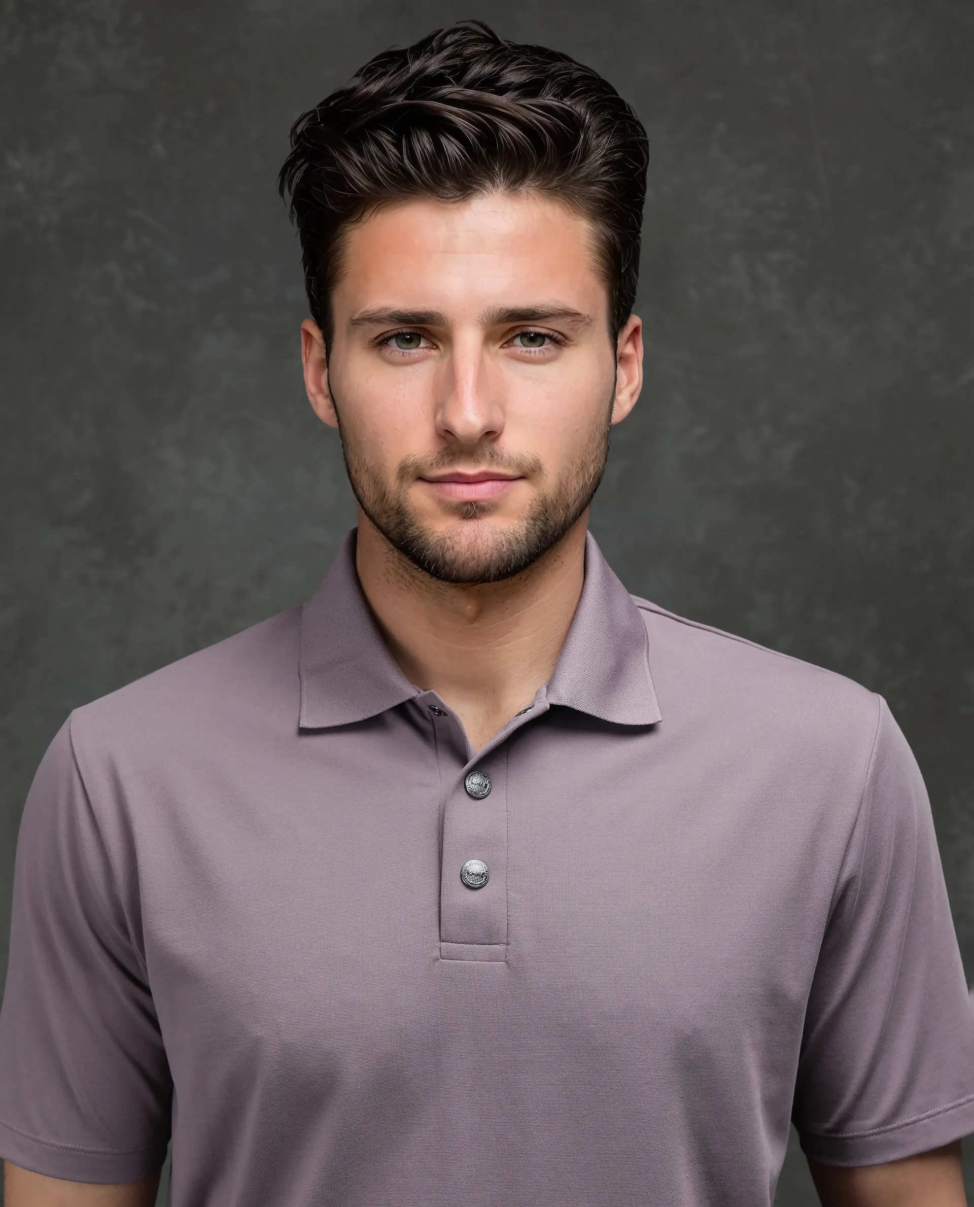 Rare Rabbit Men's Tang-25 Dusky Pink Cotton Blend Plain Regular Fit Half Sleeve Polo - Image 7