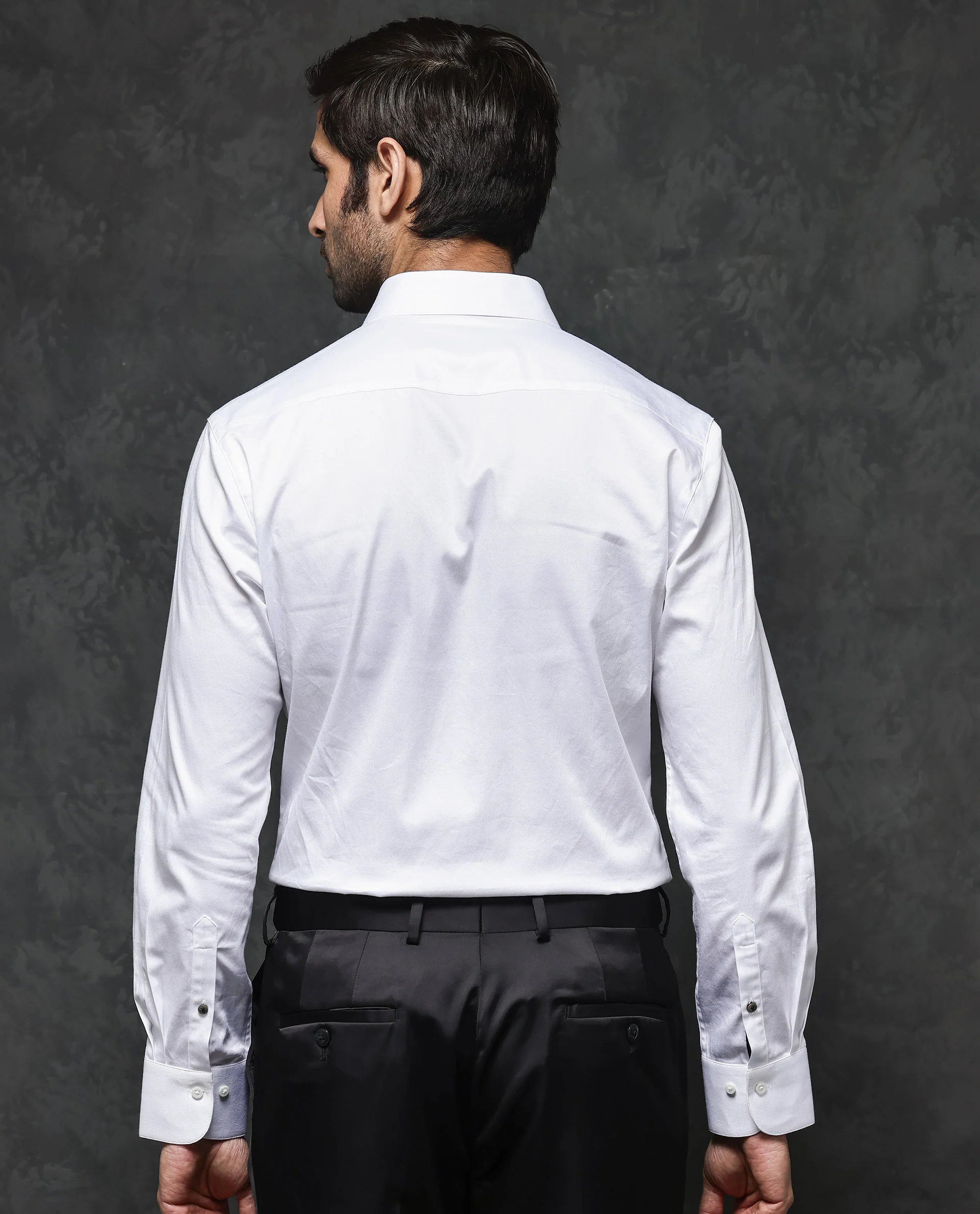 Rare Rabbit Men's Tapeon White Cotton Blend Embroidered Regular Fit Full Sleeve Collared Shirt - Image 9
