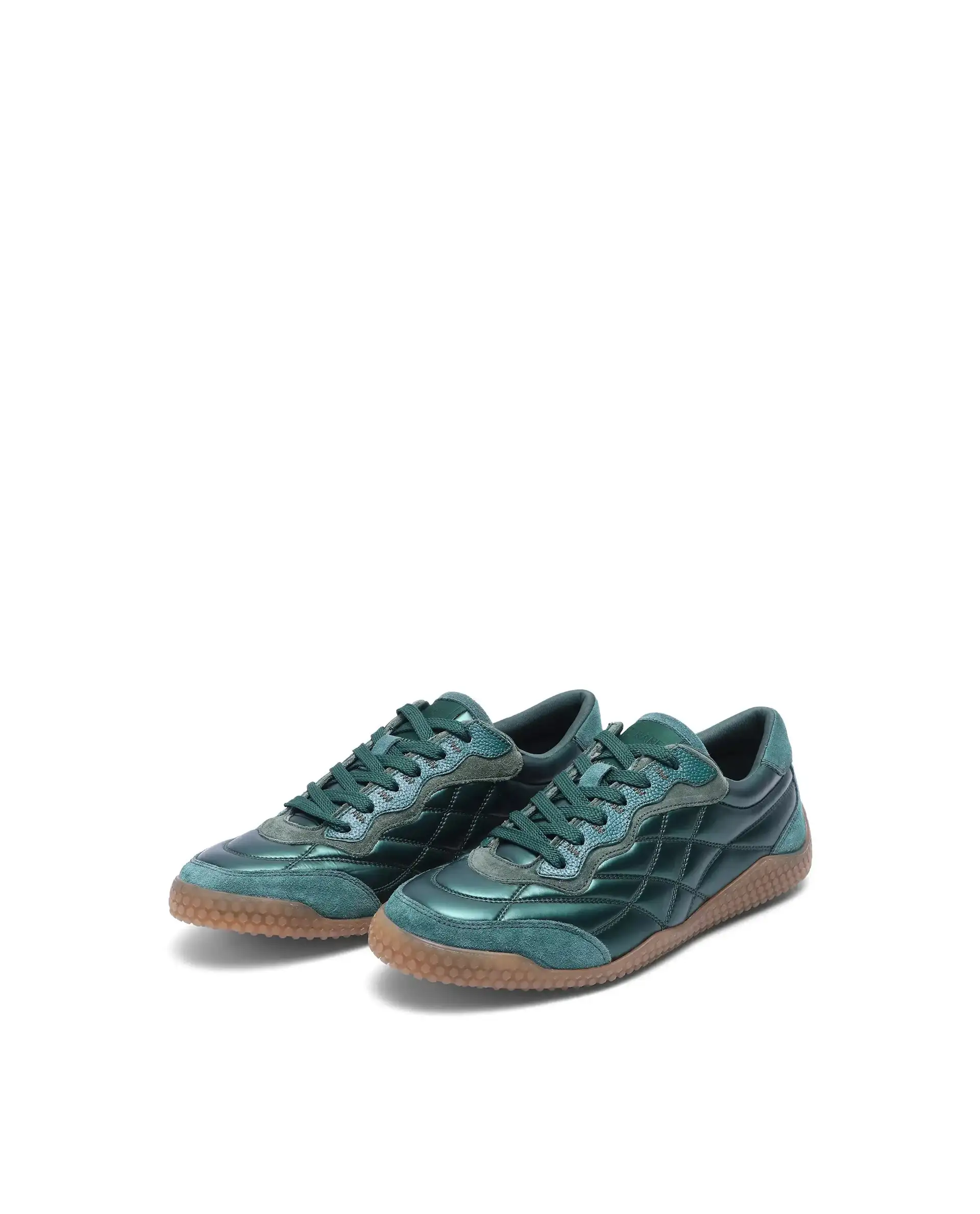 Rare Rabbit Men's Temo Green Parachute Lace-Up Closure Sneaker - Image 3