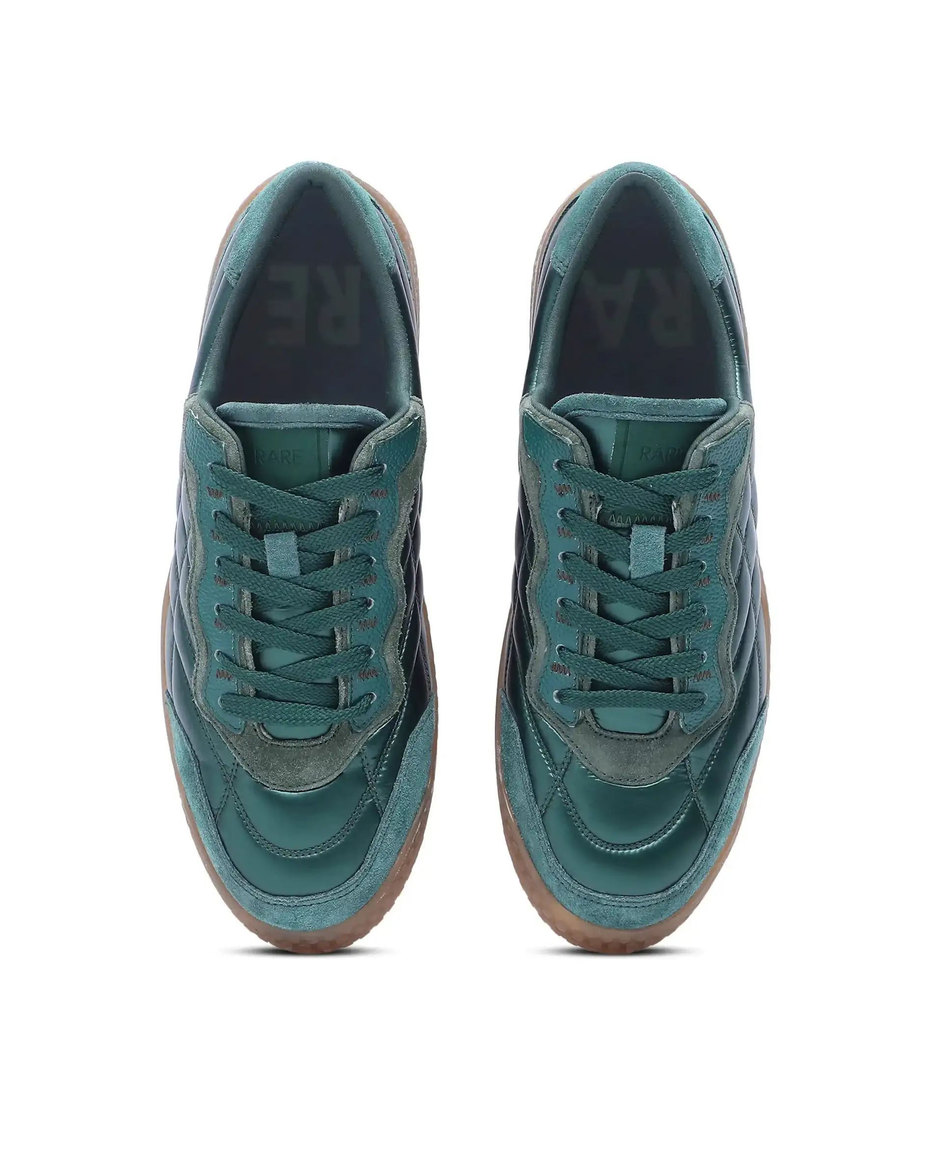Rare Rabbit Men's Temo Green Parachute Lace-Up Closure Sneaker - Image 4