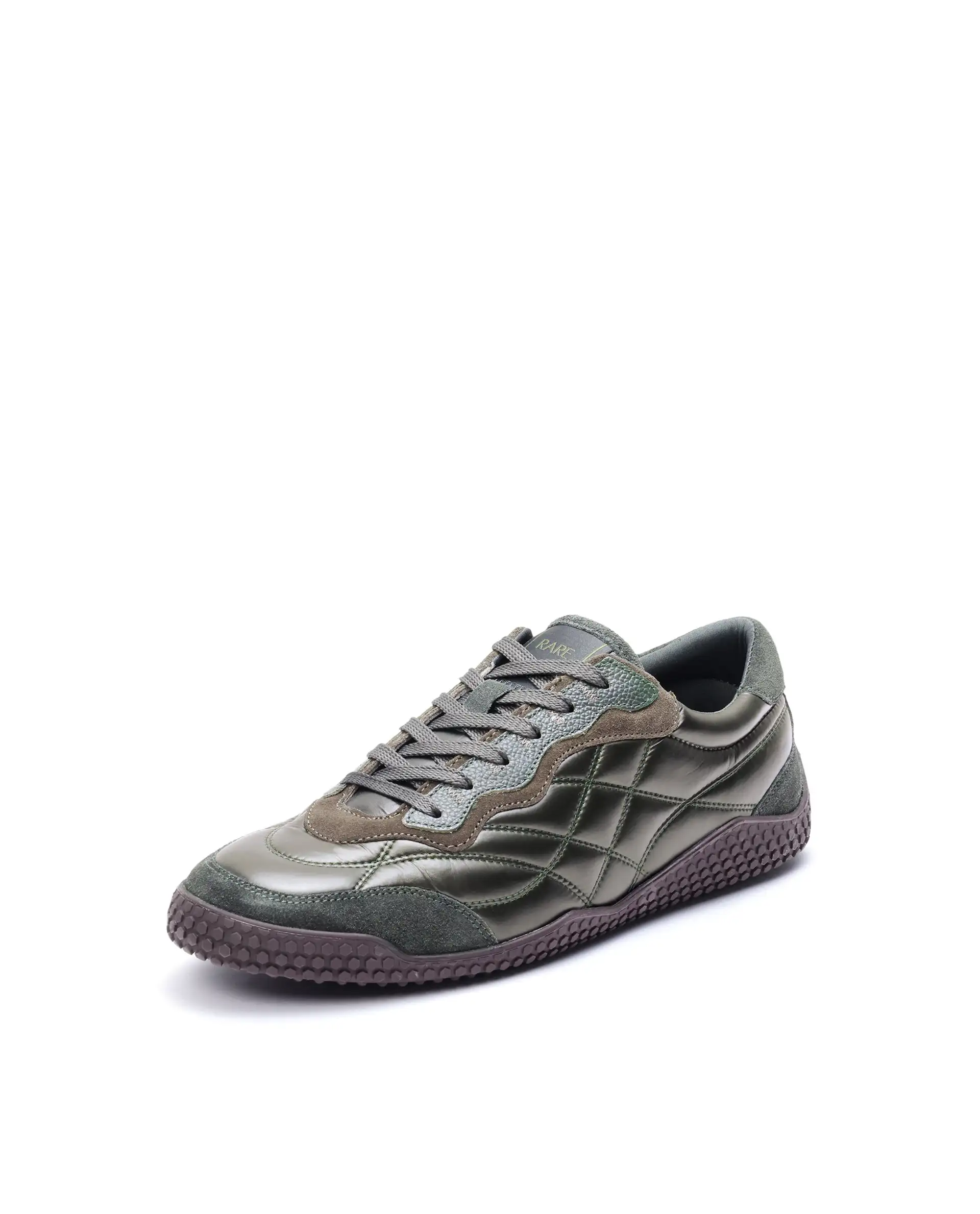 Rare Rabbit Men's Temo Olive Parachute Lace-Up Closure Sneaker - Image 8