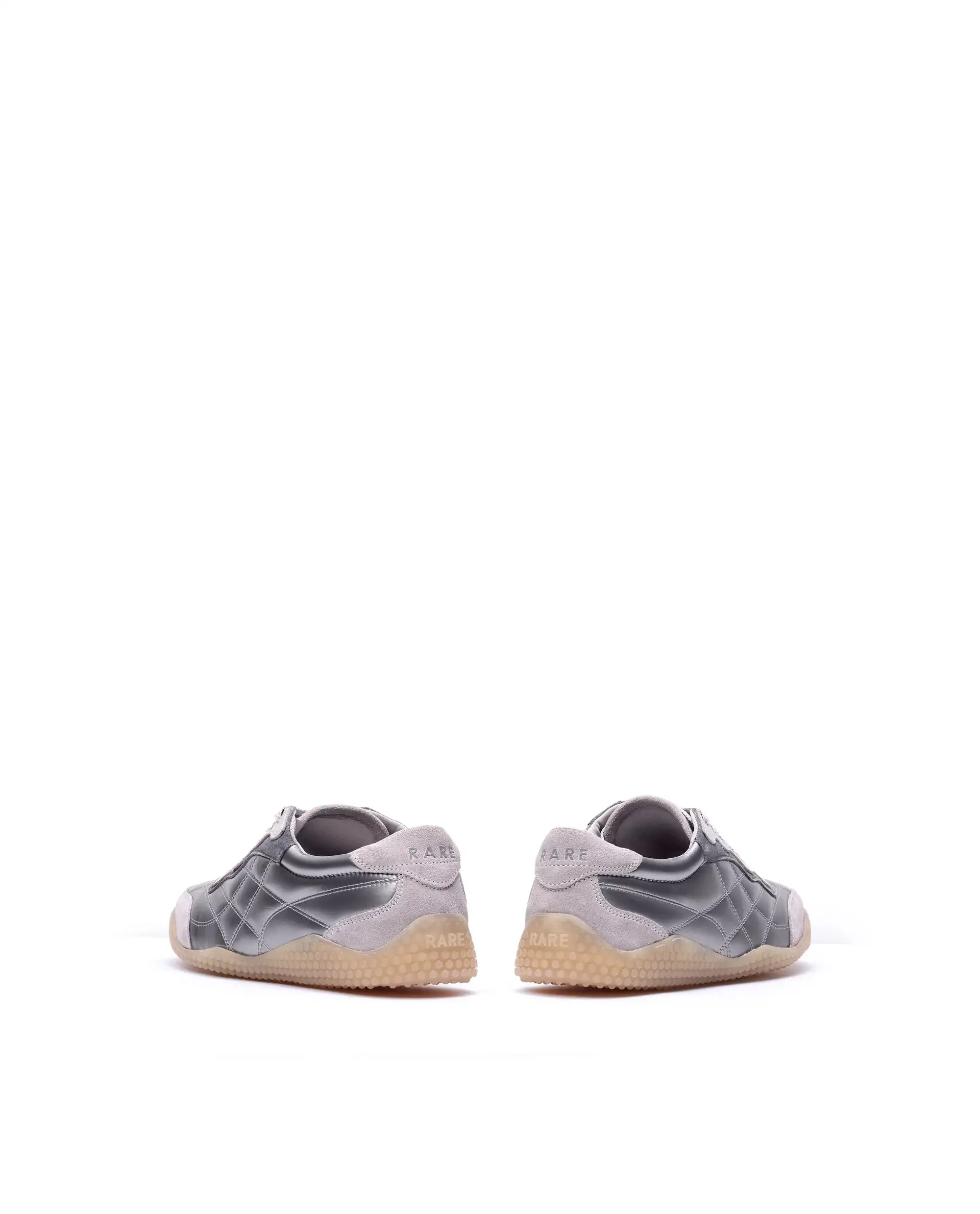 Rare Rabbit Men's Temo Silver Parachute Lace-Up Closure Sneaker - Image 5