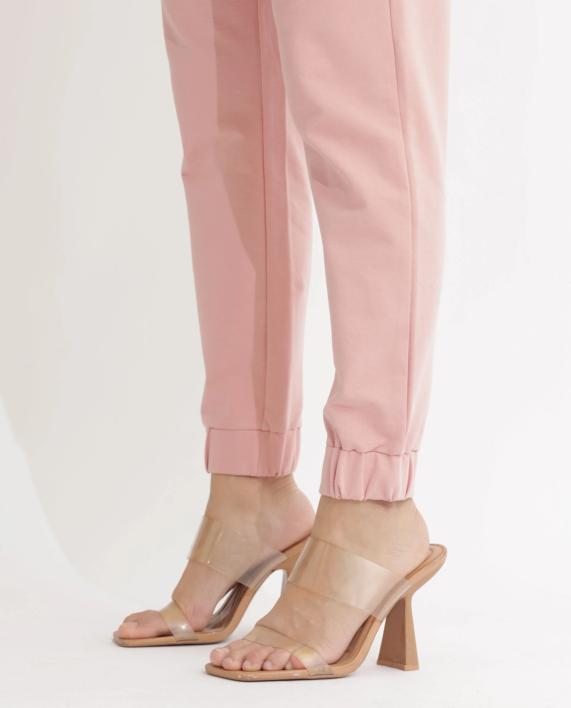 Rareism Women's Terac Light Orange Polyester Blend Plain Ankle Length Regular Fit Track Pant - Image 10