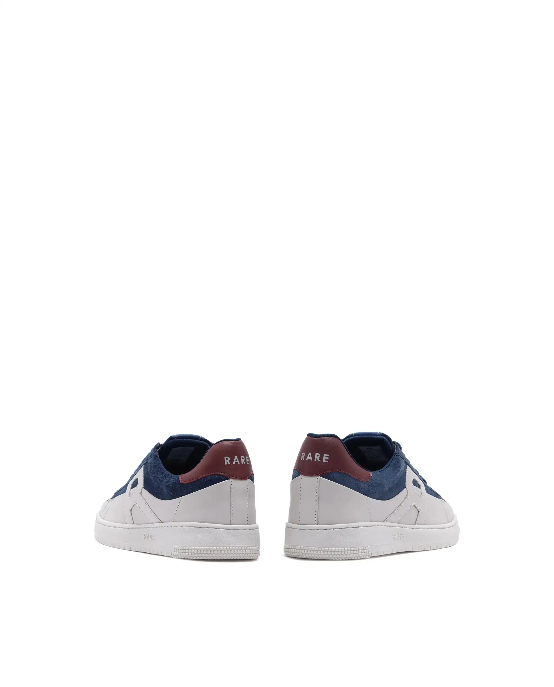 Rare Rabbit Men Terra Blue Genuine Leather And Suede Upper Low-Top Multi Color Lace-Up Shoes - Image 6