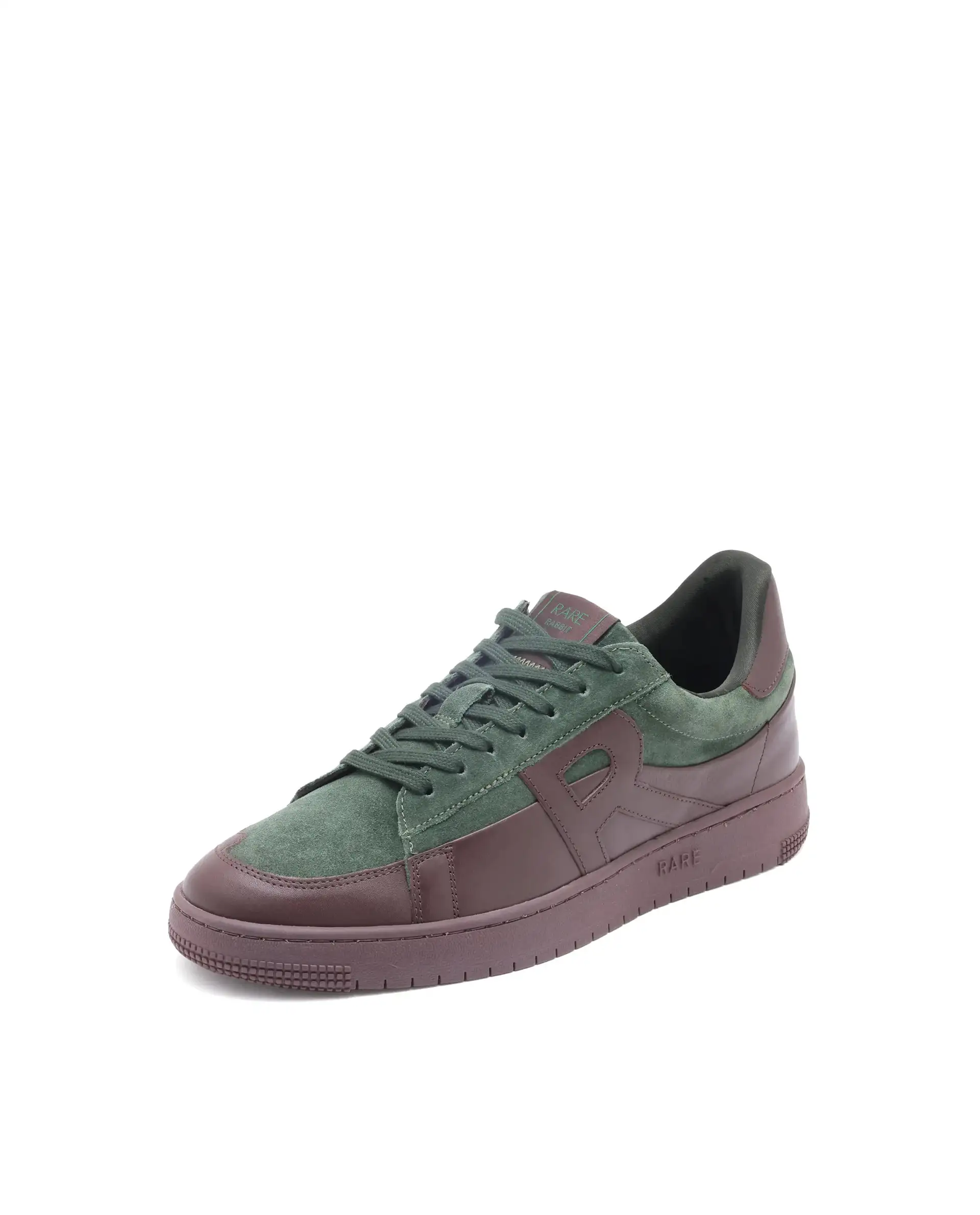 Rare Rabbit Men Terra Brown Genuine Leather And Suede Upper Low-Top Multi Color Lace-Up Shoes - Image 6