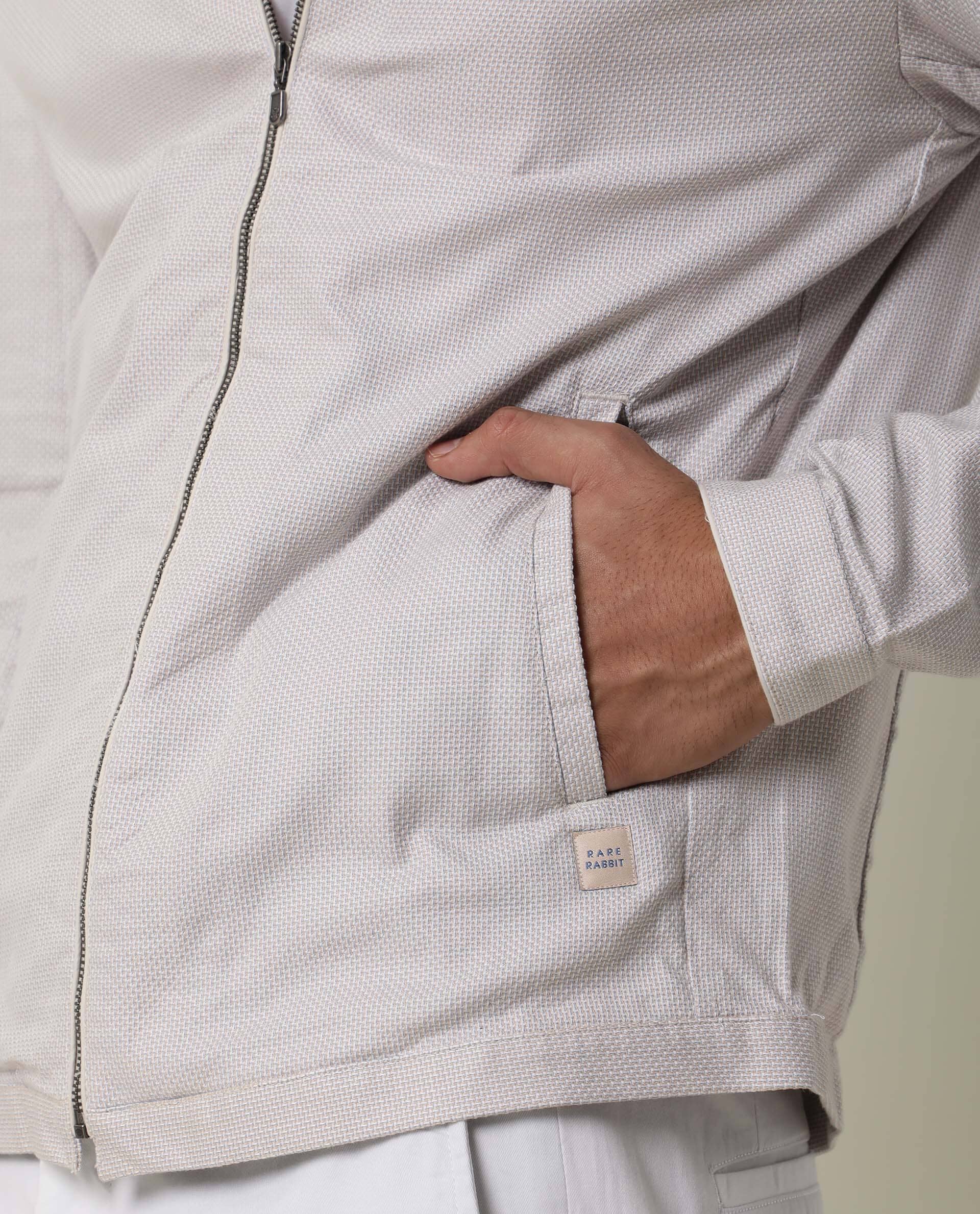 Rare Rabbit Men's Tex Yellow Cotton Plain Regular Fit Full Sleeve Mandarin Collar Jacket - Image 9