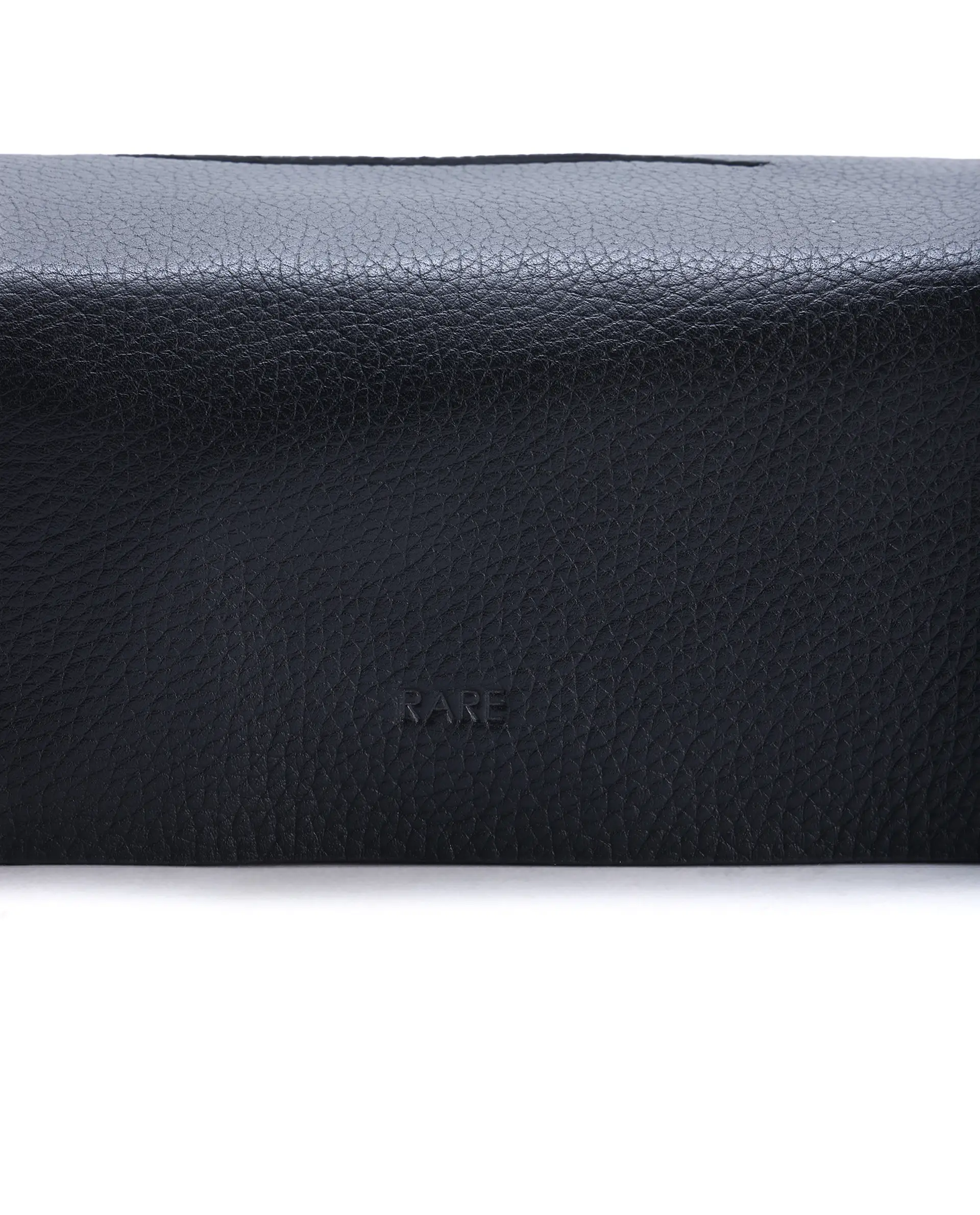 Rare Rabbit Men's Tisboc Black Leather Tissue Box - Image 5