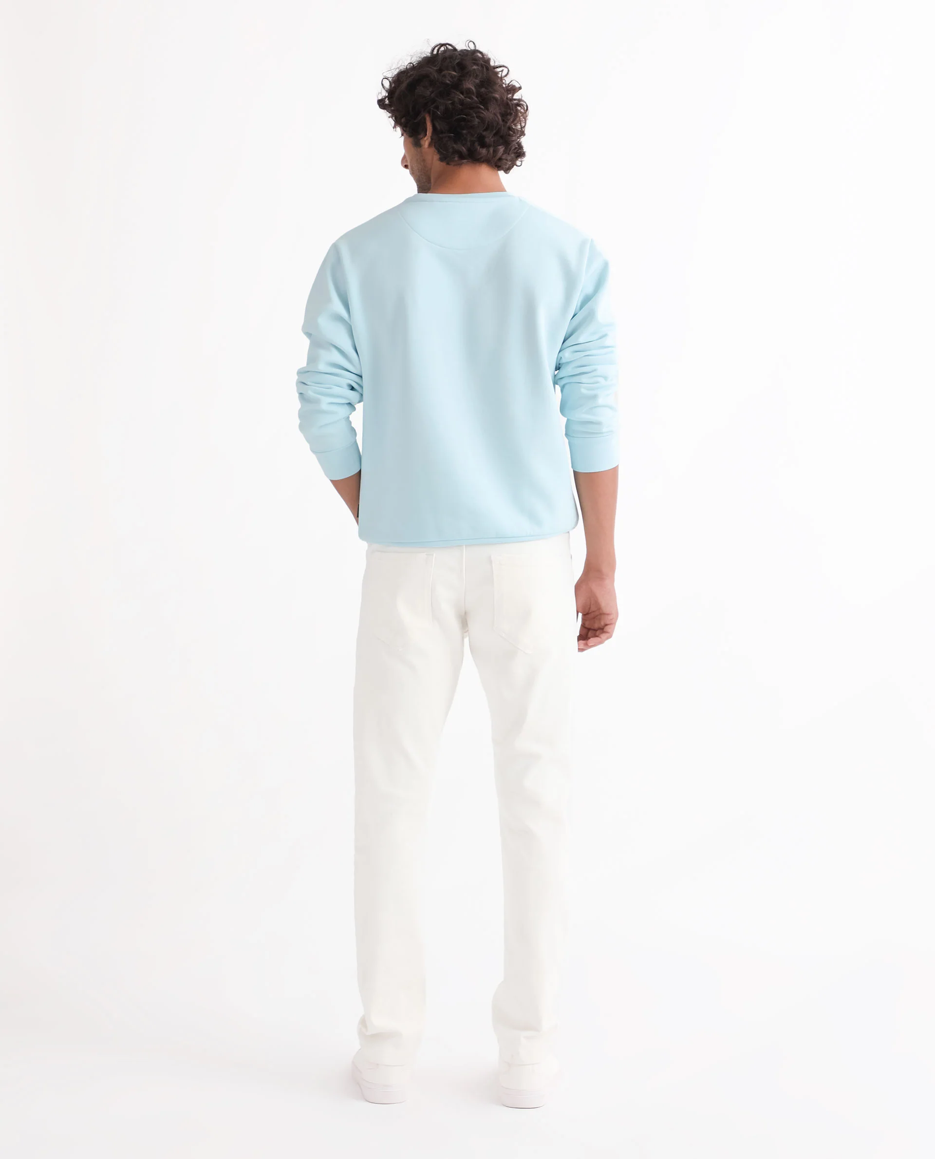 Rare Rabbit Men's Tisot Turq Embroidered Regular Fit Full Sleeve Crew Neck Sweatshirt - Image 11