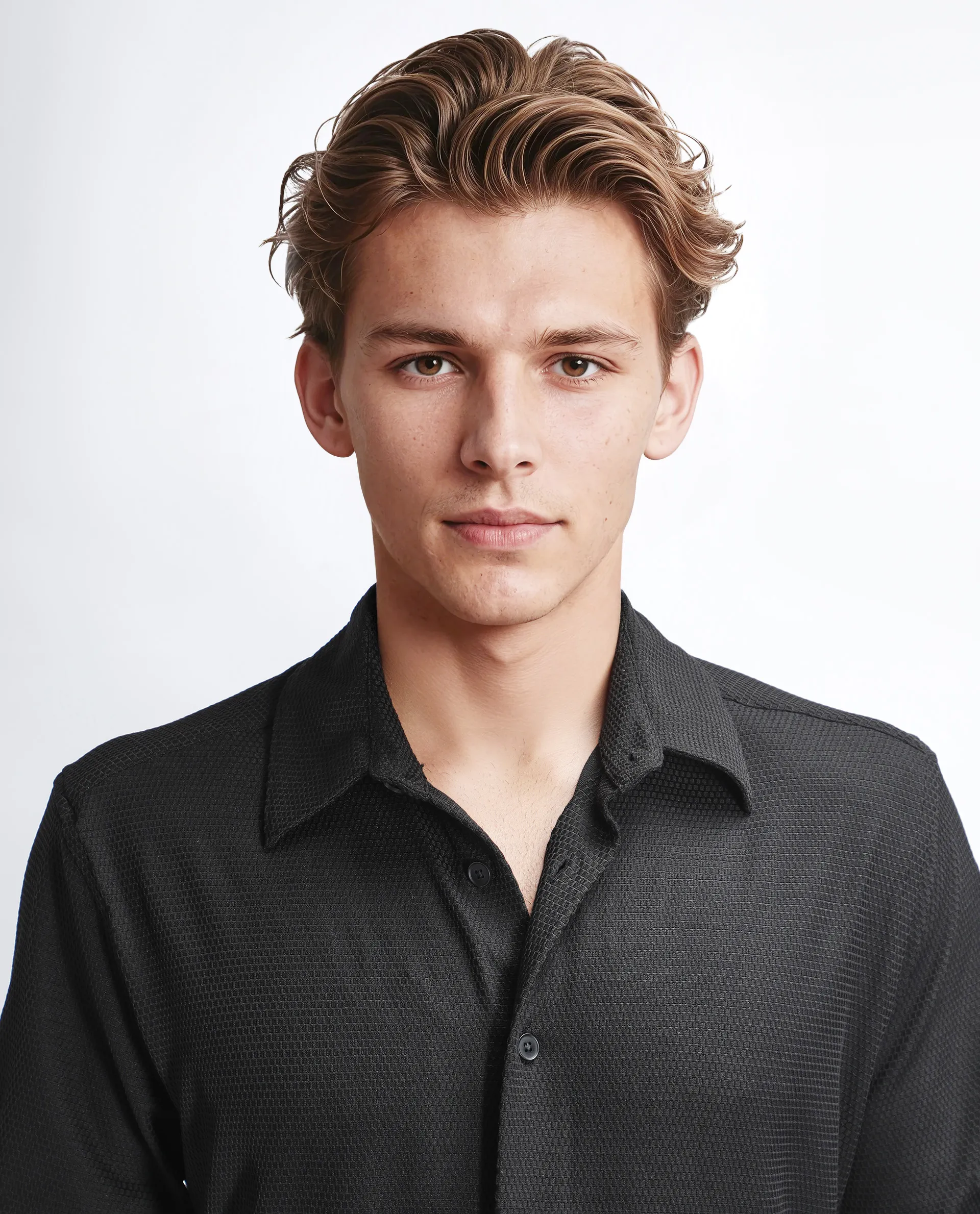 Rare Rabbit Men's Tobbit Black Cotton Textured Regular Fit Full Sleeve Collared Shirt - Image 8