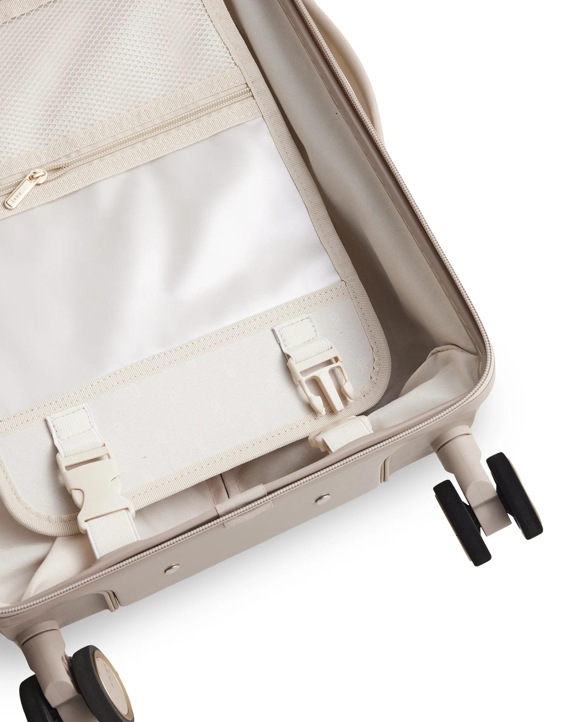 Rare Rabbit Tony Beige Hard Shell Trolley Bag - Image 11