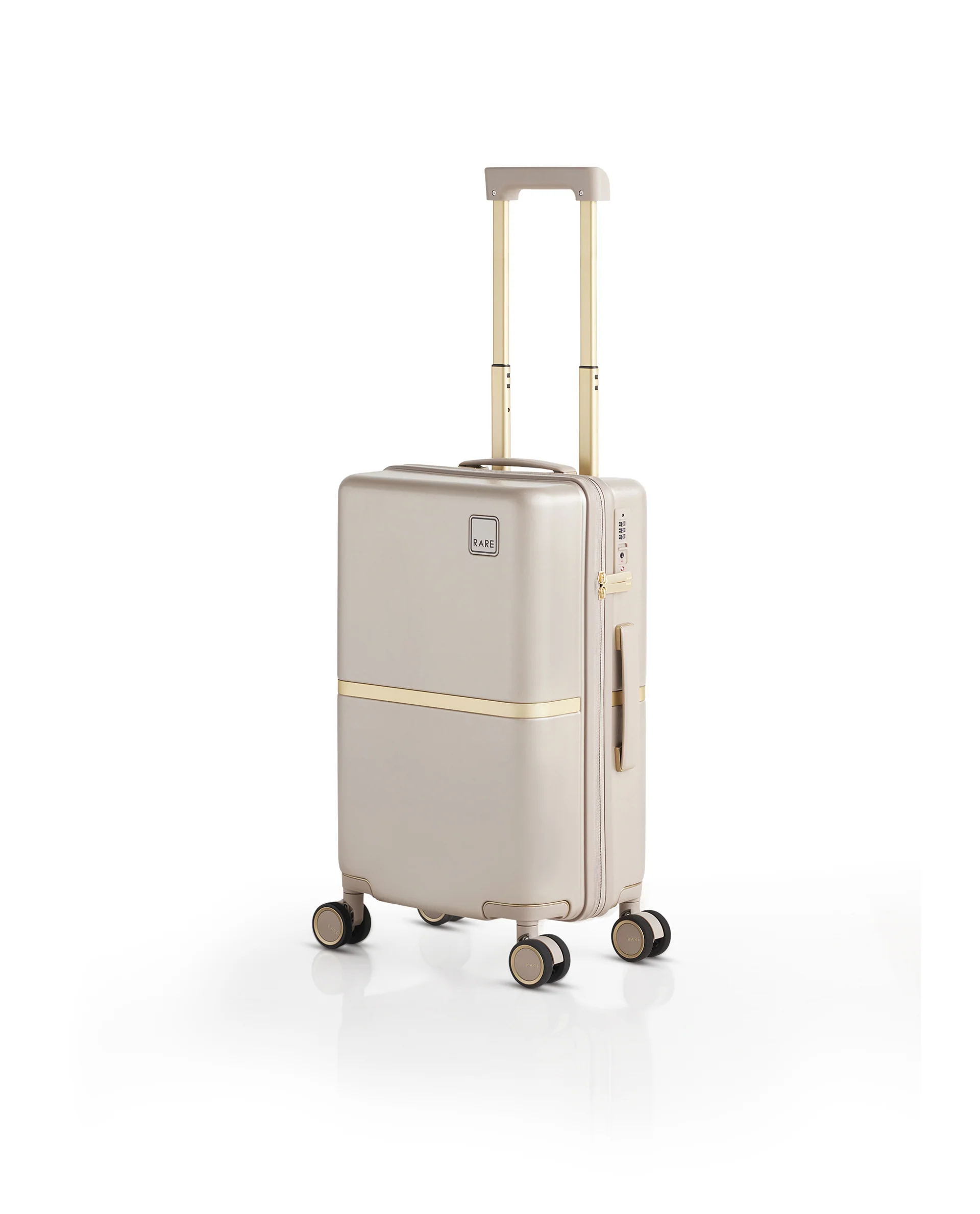 Rare Rabbit Tony Beige Hard Shell Trolley Bag - Image 2