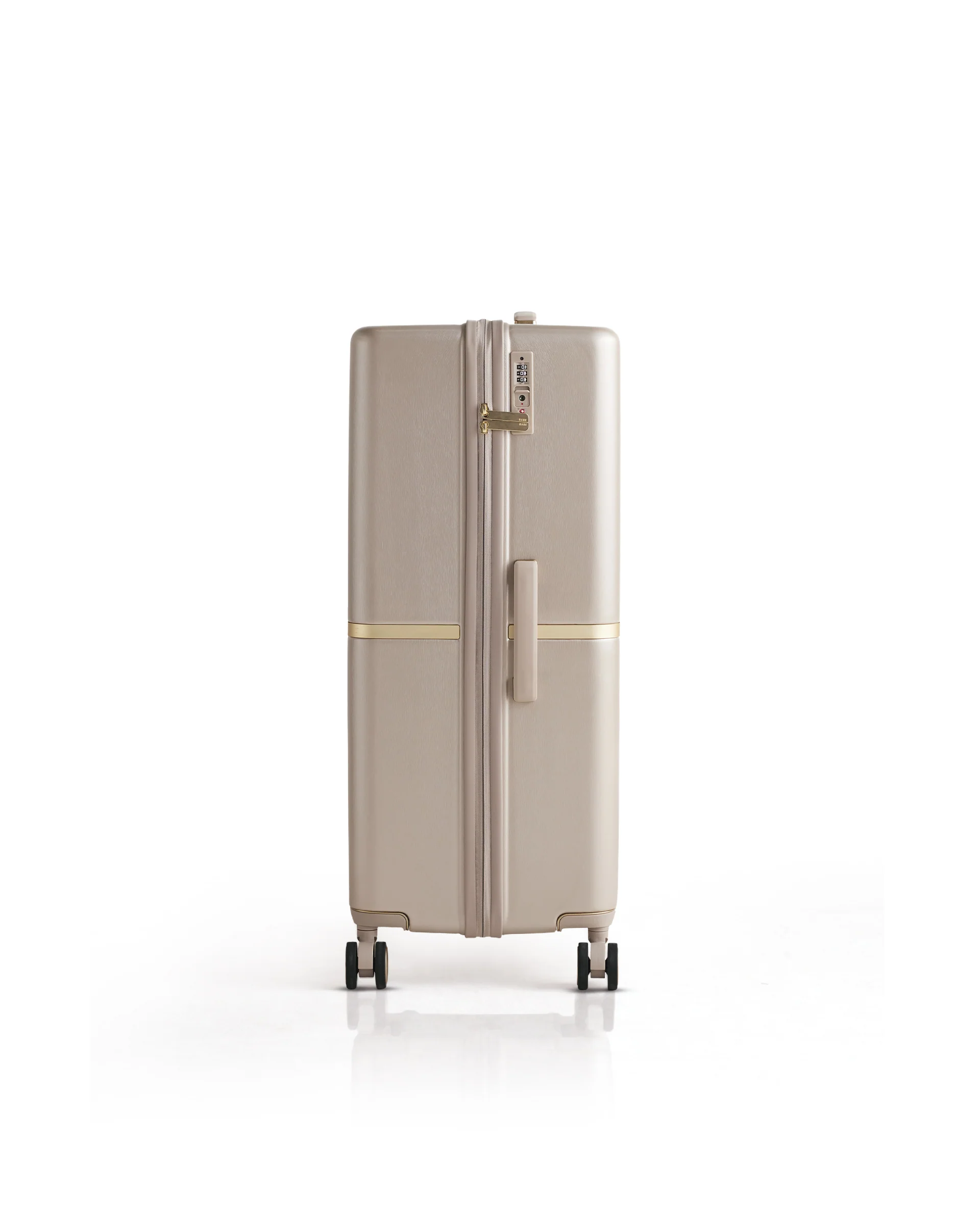 Rare Rabbit Tony Beige Hard Shell Trolley Bag Large - Image 3