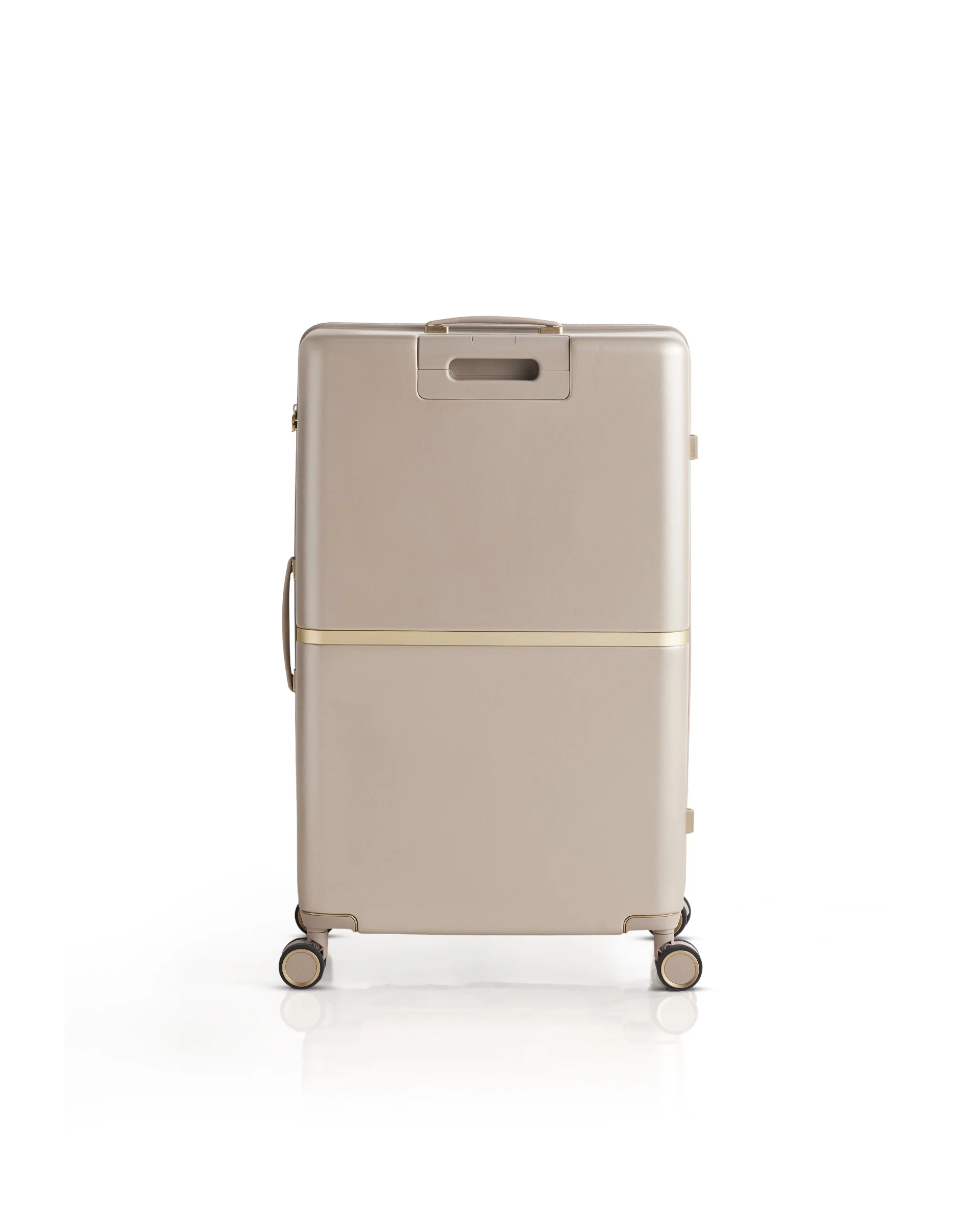 Rare Rabbit Tony Beige Hard Shell Trolley Bag Large - Image 4