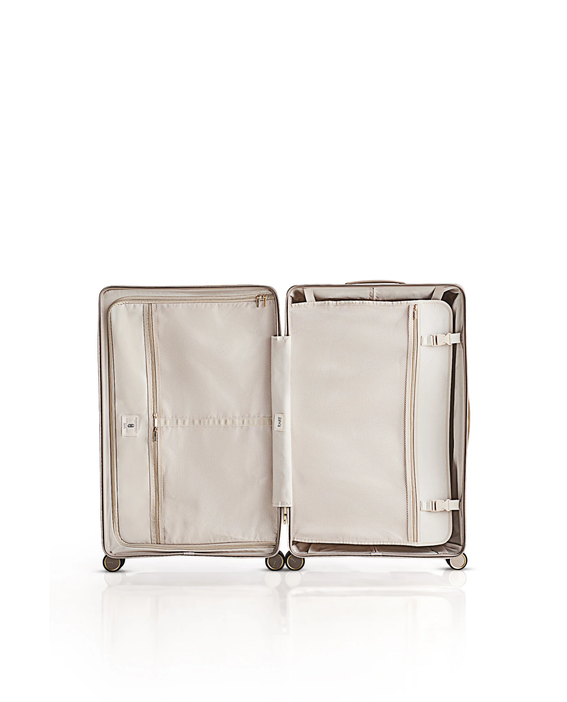 Rare Rabbit Tony Beige Hard Shell Trolley Bag Large - Image 6