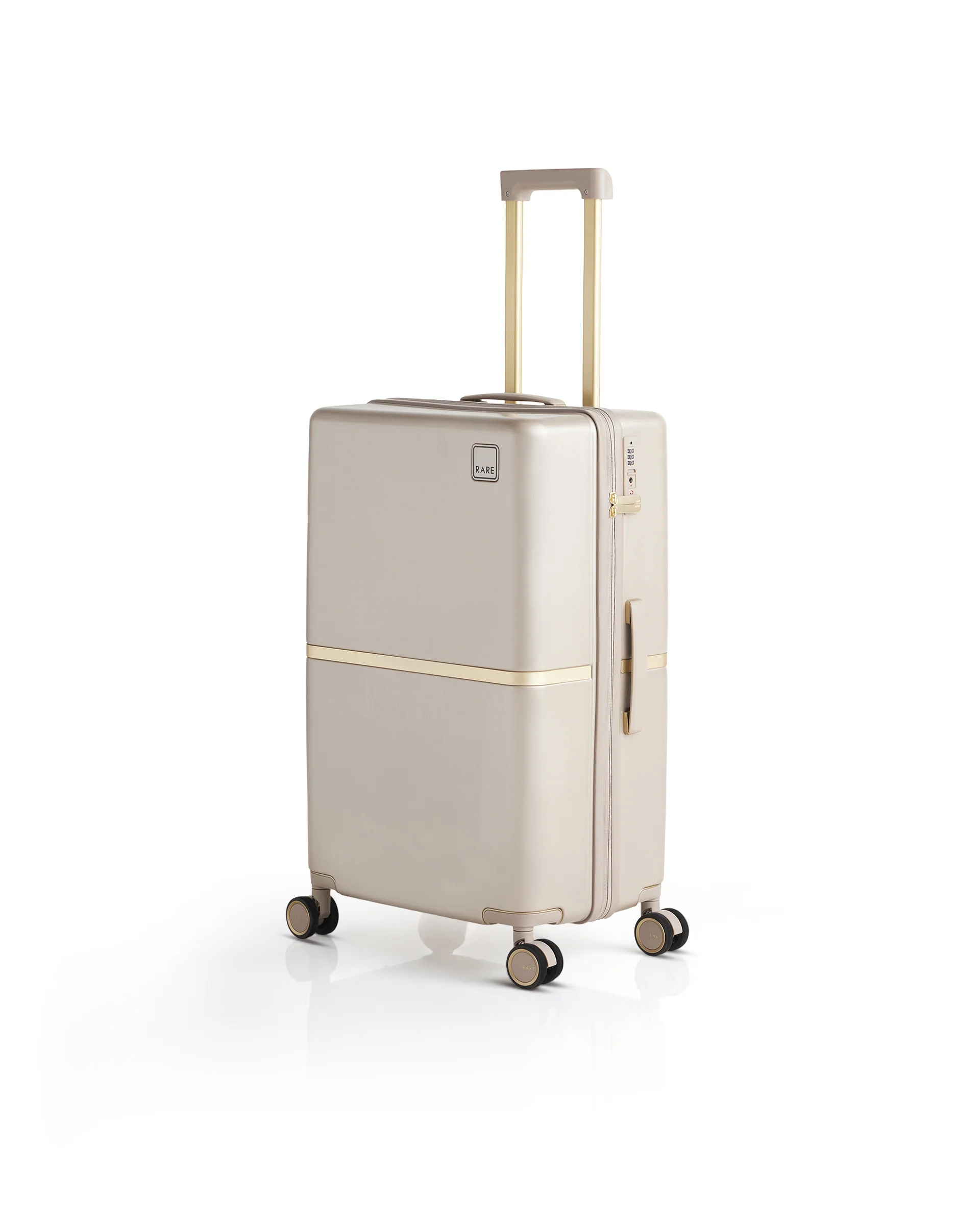 Rare Rabbit Tony Beige Hard Shell Trolley Bag - Image 2