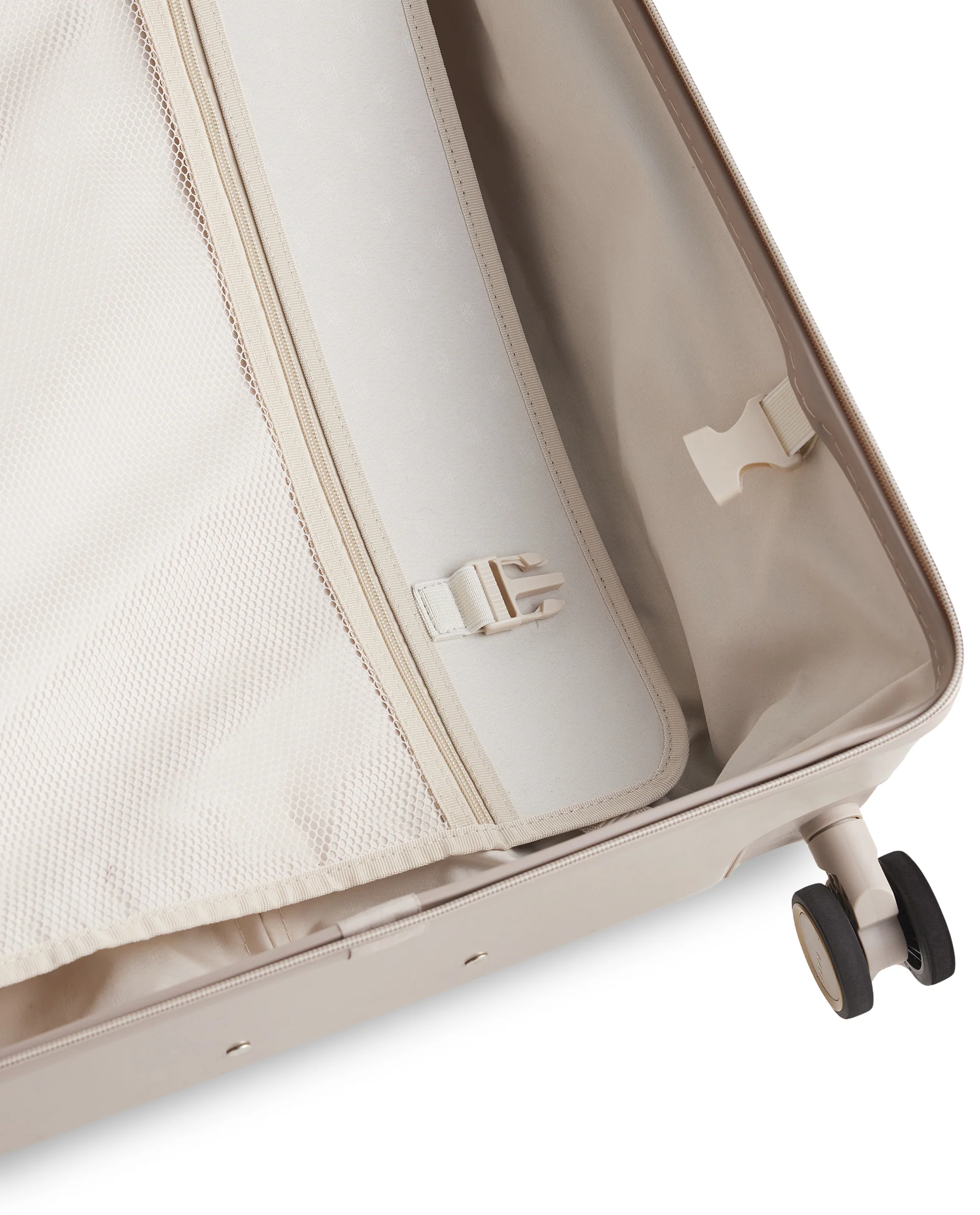 Rare Rabbit Tony Beige Hard Shell Trolley Bag - Image 8