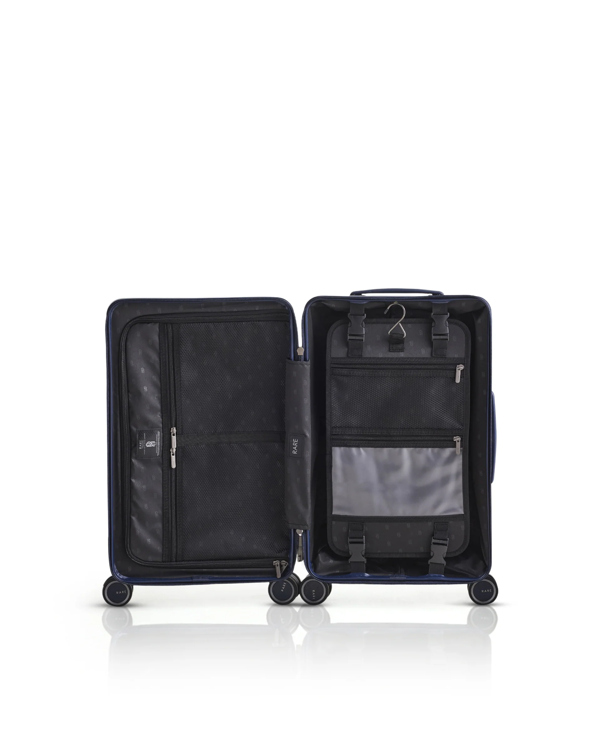 Rare Rabbit Tony Blue Hard Shell Trolley Bag - Image 5