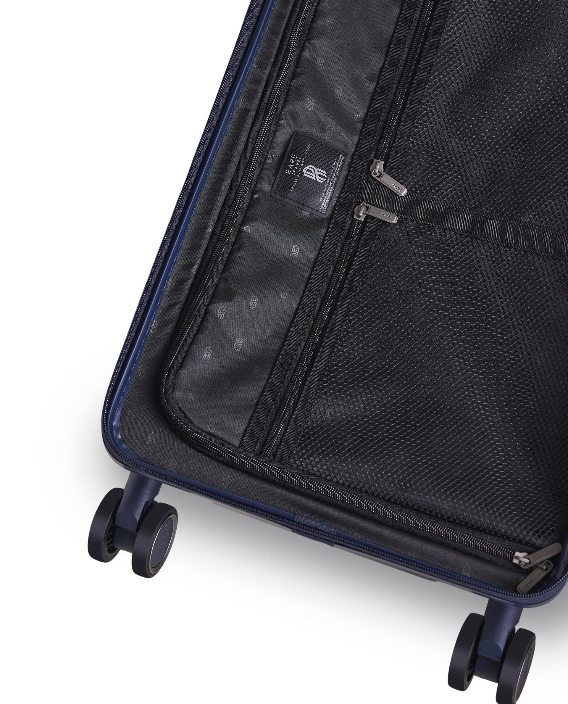 Rare Rabbit Tony Blue Hard Shell Trolley Bag - Image 6