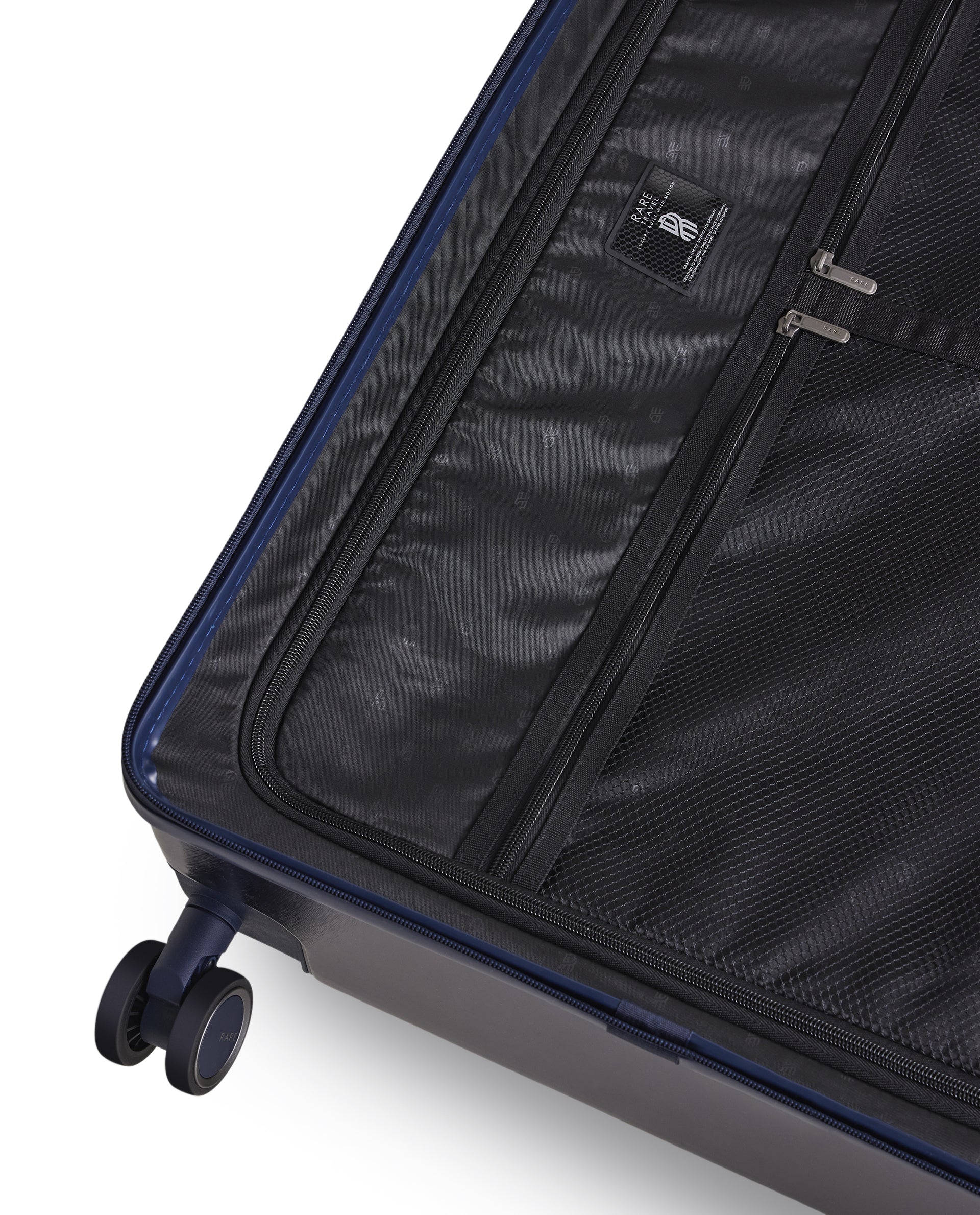 Rare Rabbit Tony Blue Hard Shell Trolley Bag - Image 6