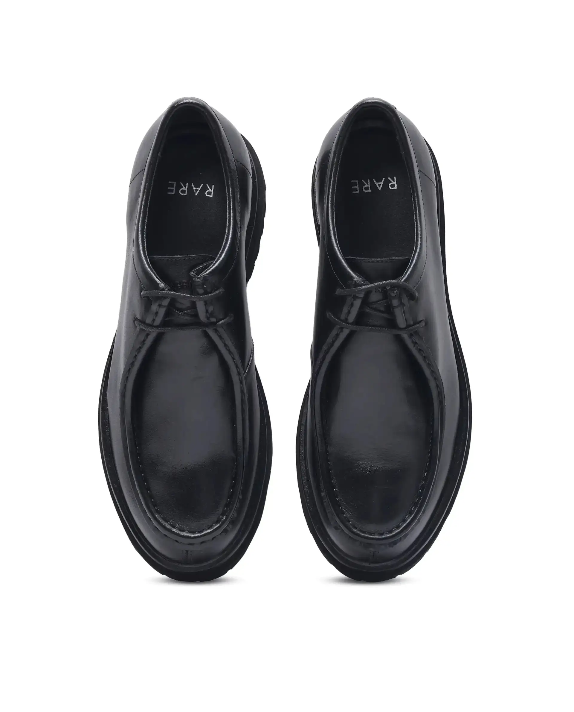 Rare Rabbit Men Torhill Black Lace-Up Shoe - Image 5
