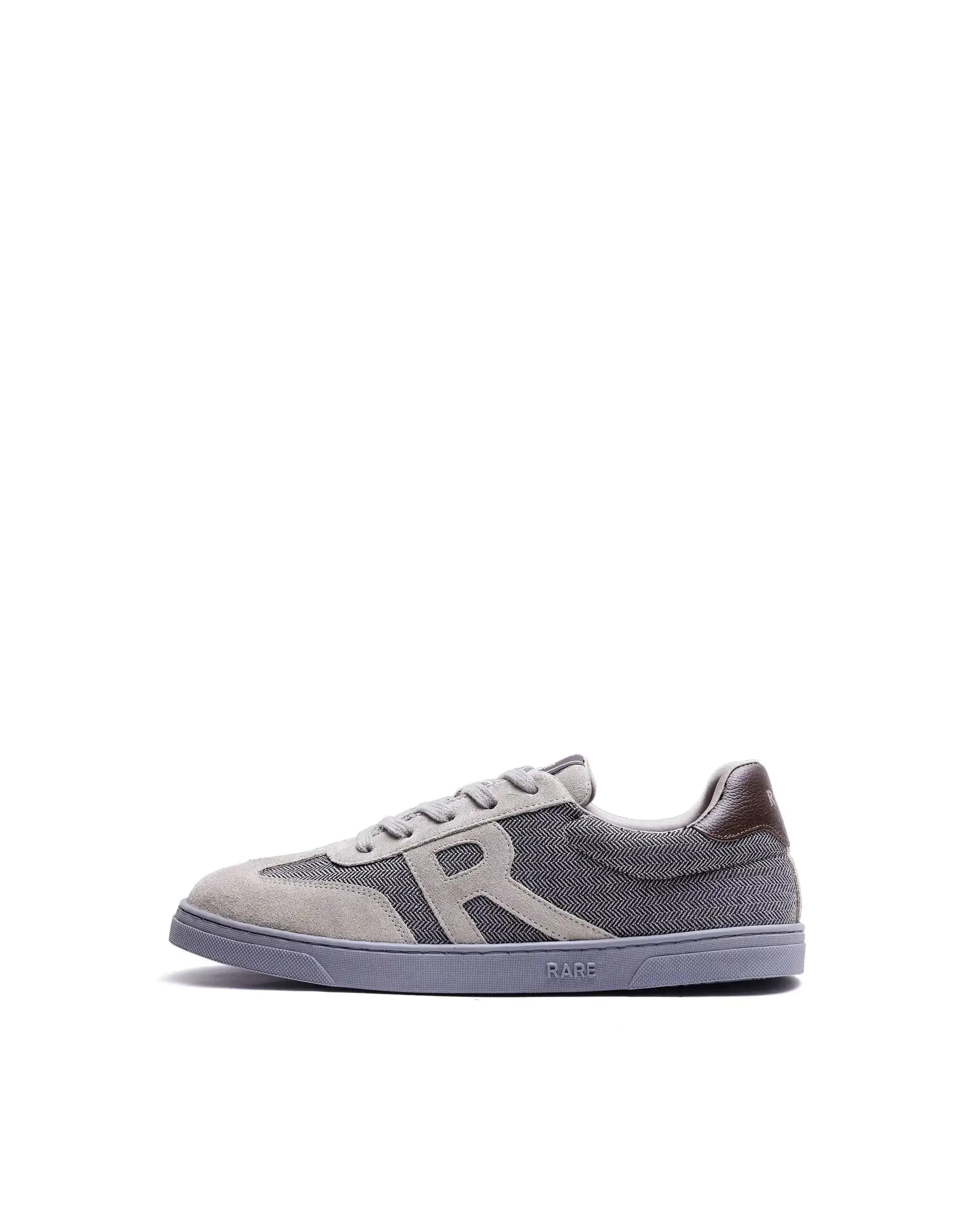 Rare Rabbit Men's Tote Grey Suede Leather Sneaker