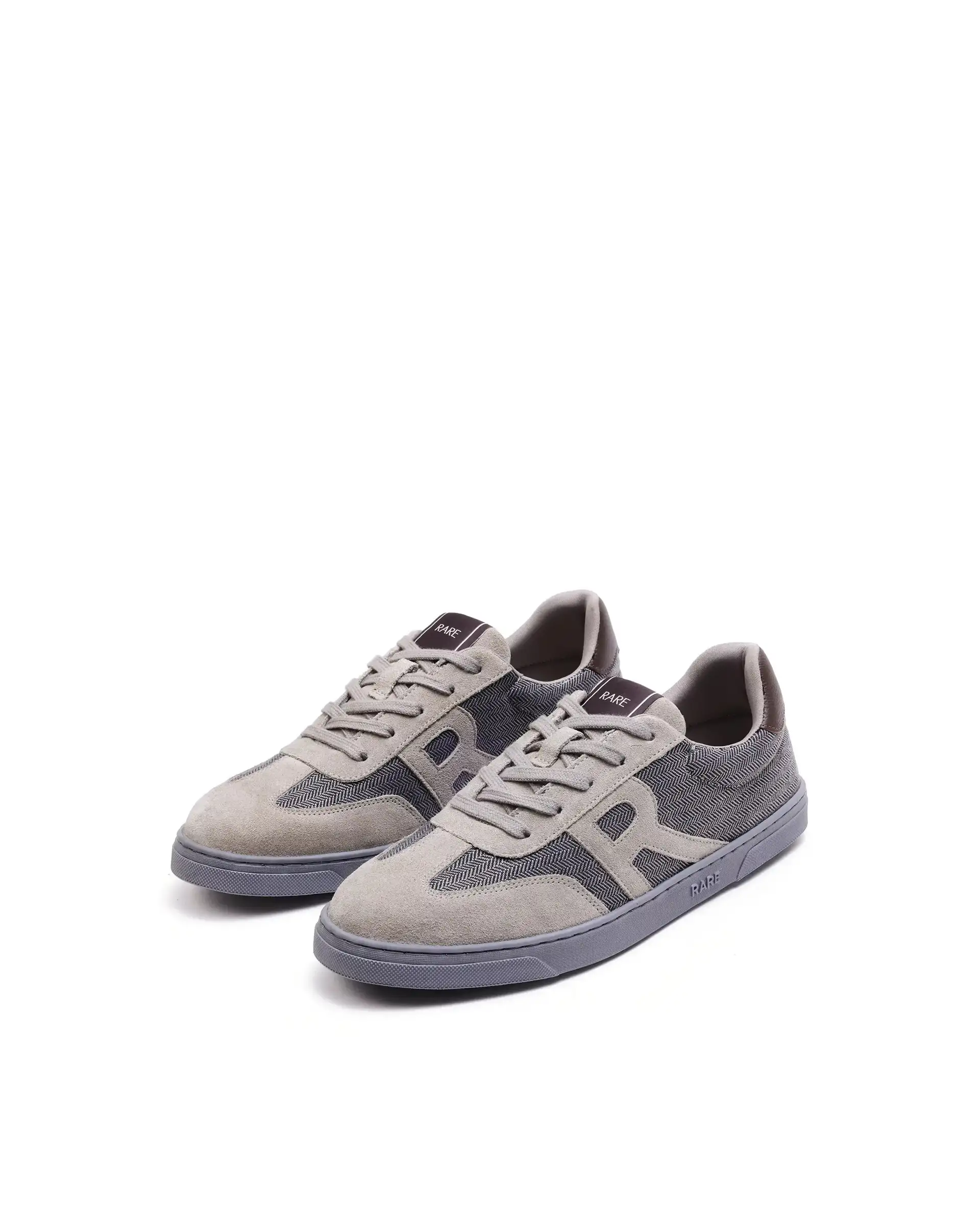 Rare Rabbit Men's Tote Grey Suede Leather Sneaker - Image 3
