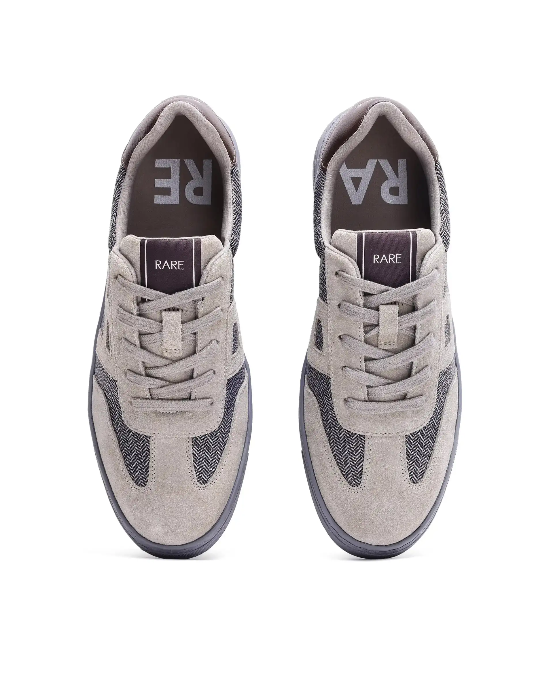 Rare Rabbit Men's Tote Grey Suede Leather Sneaker - Image 4