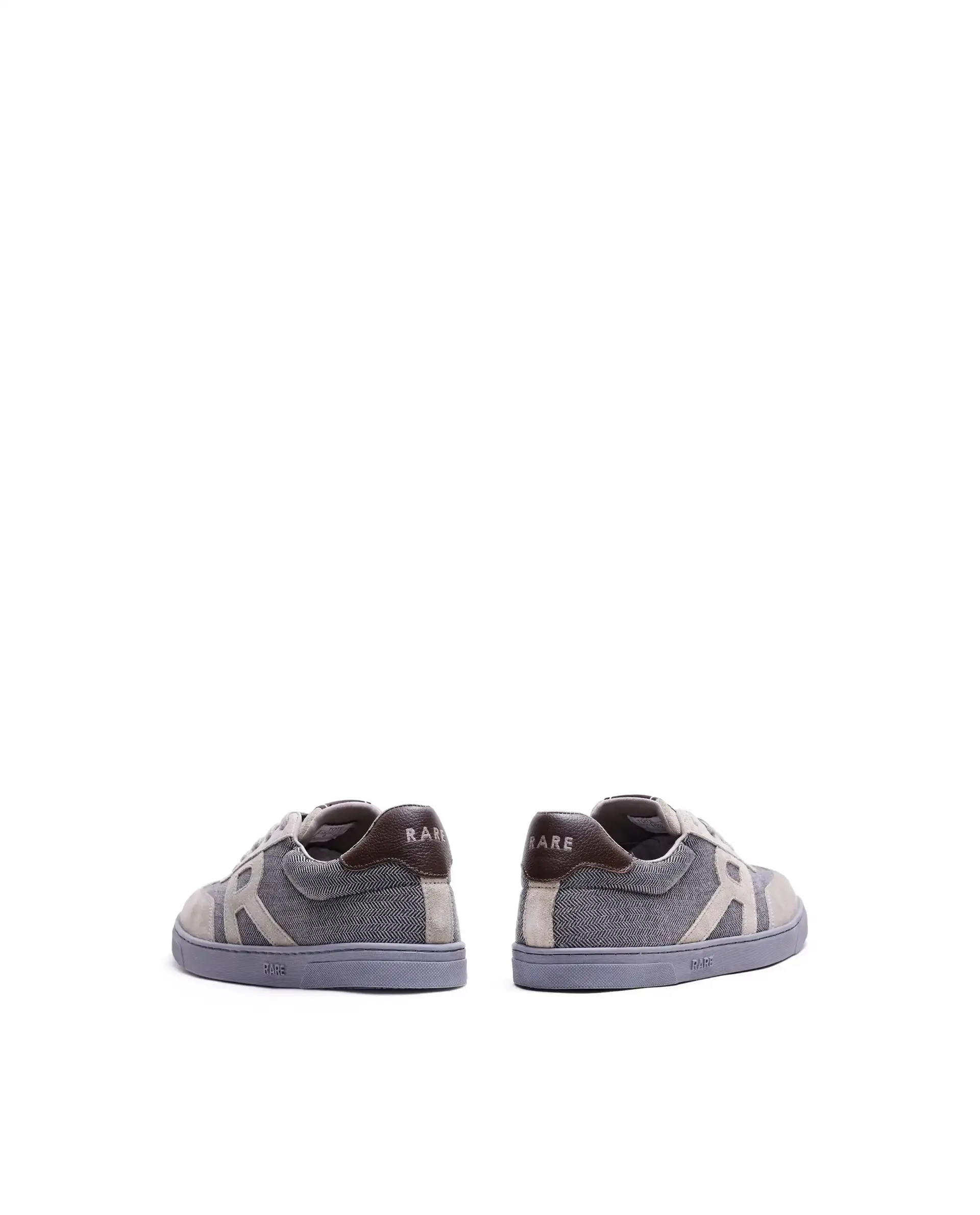 Rare Rabbit Men's Tote Grey Suede Leather Sneaker - Image 5