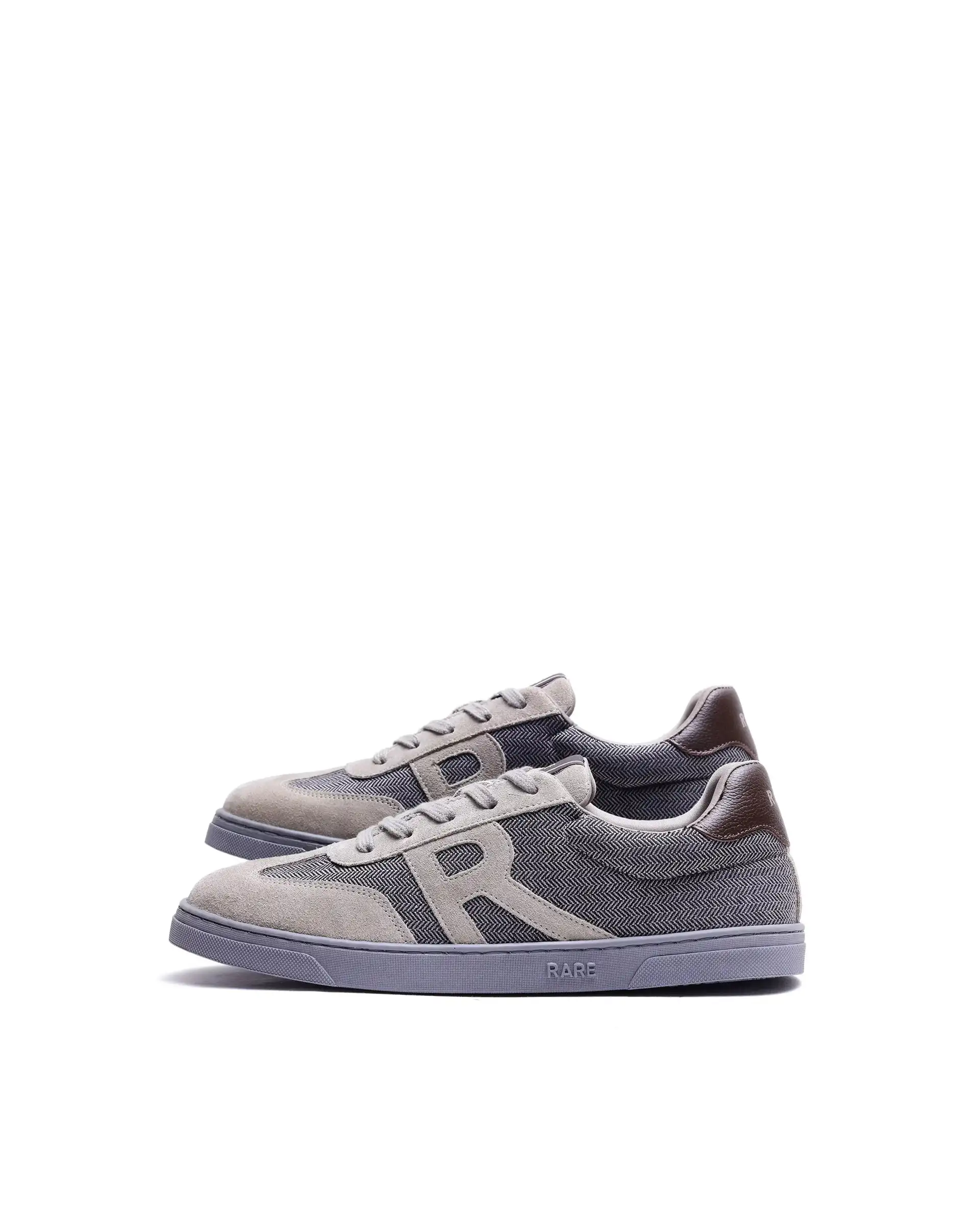 Rare Rabbit Men's Tote Grey Suede Leather Sneaker - Image 6