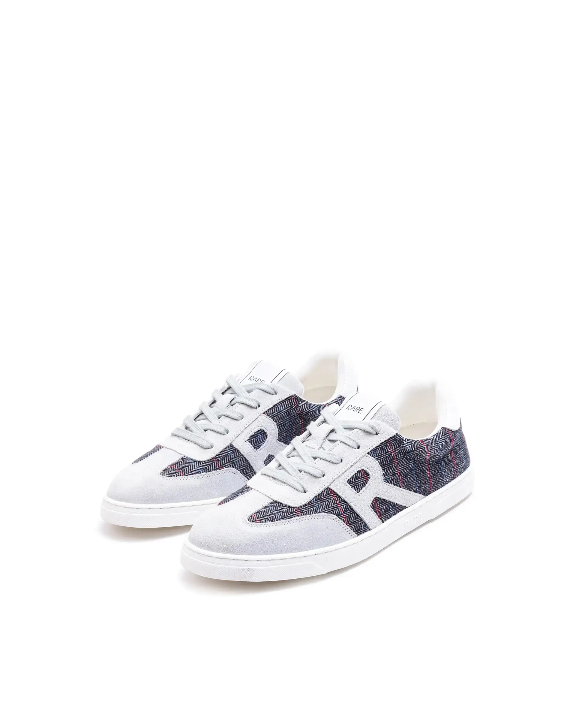 Rare Rabbit Men's Tote Light Grey Suede Leather Sneaker - Image 3