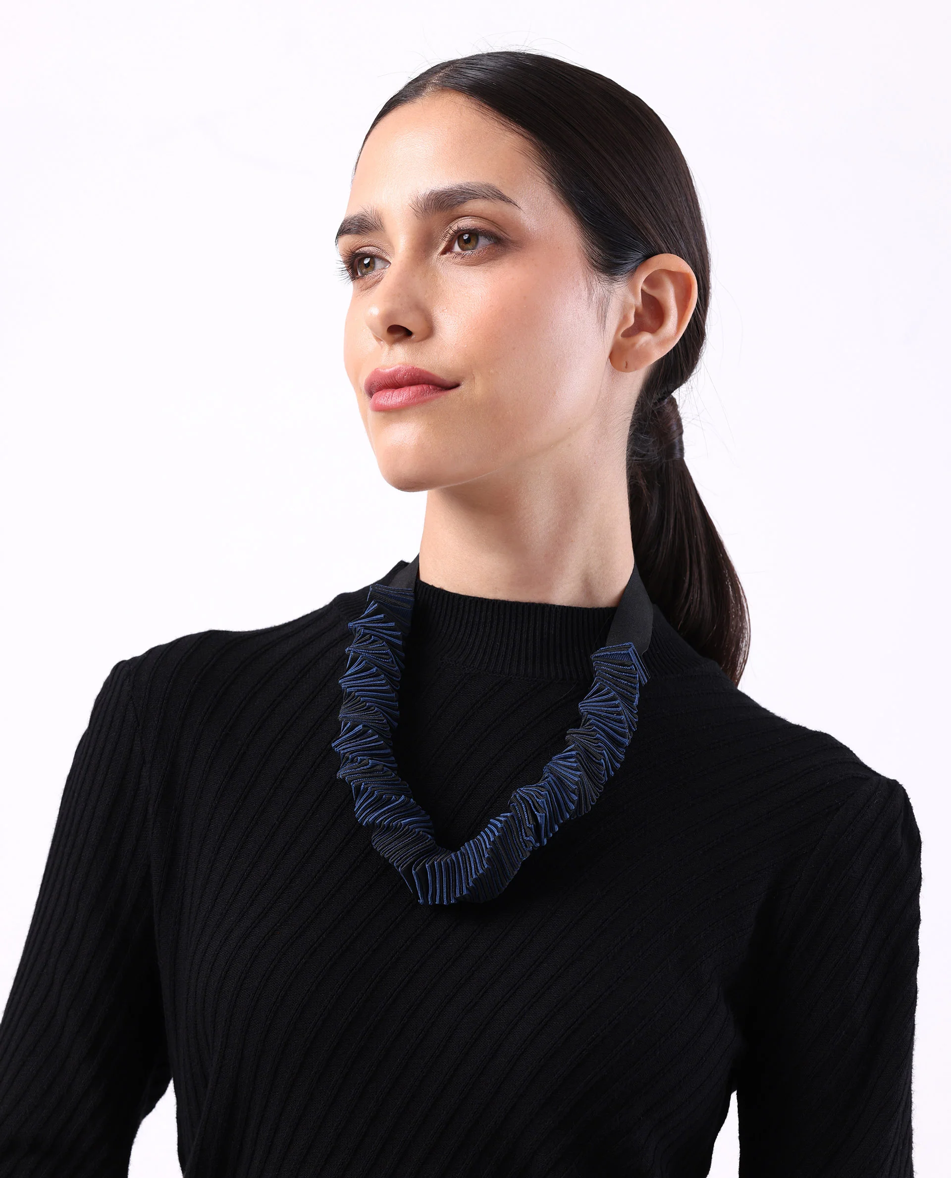 Rareism Women Tred Blue Necklace