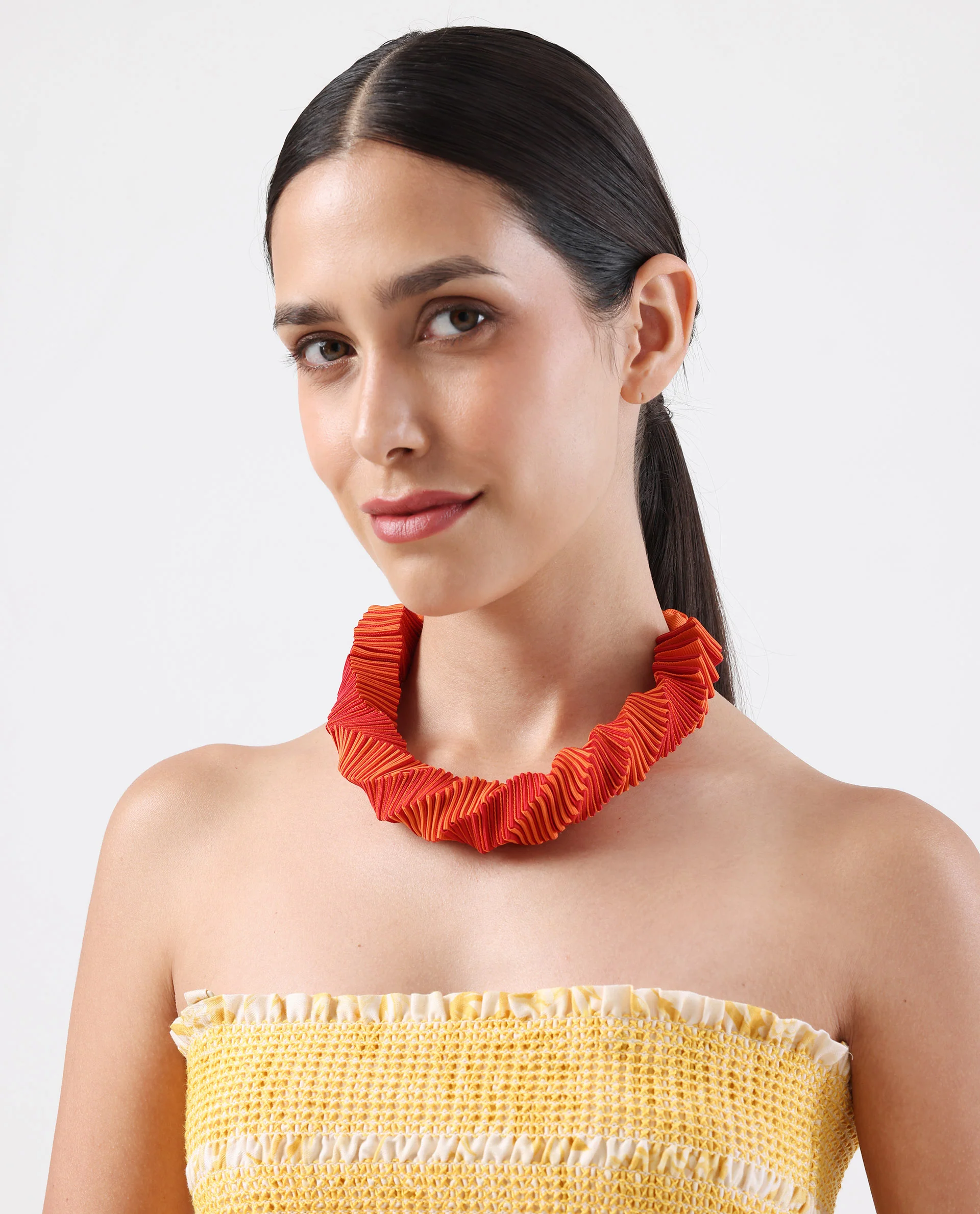 Rareism Women Tred Red Necklace - Image 2