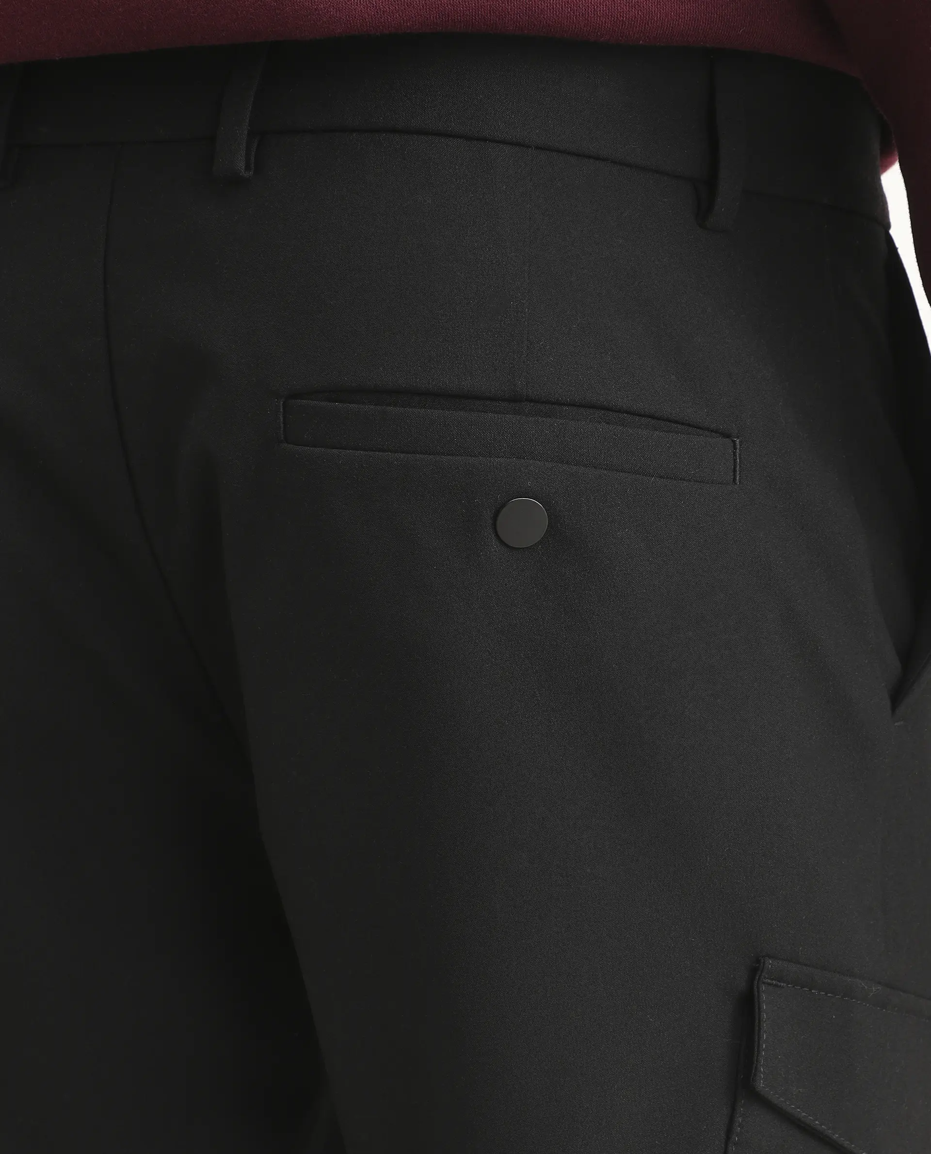 Rare Rabbit Men's Tripco-Ss26 Black Polyester Blend Fabric Relaxed Fit Plain Shorts - Image 7