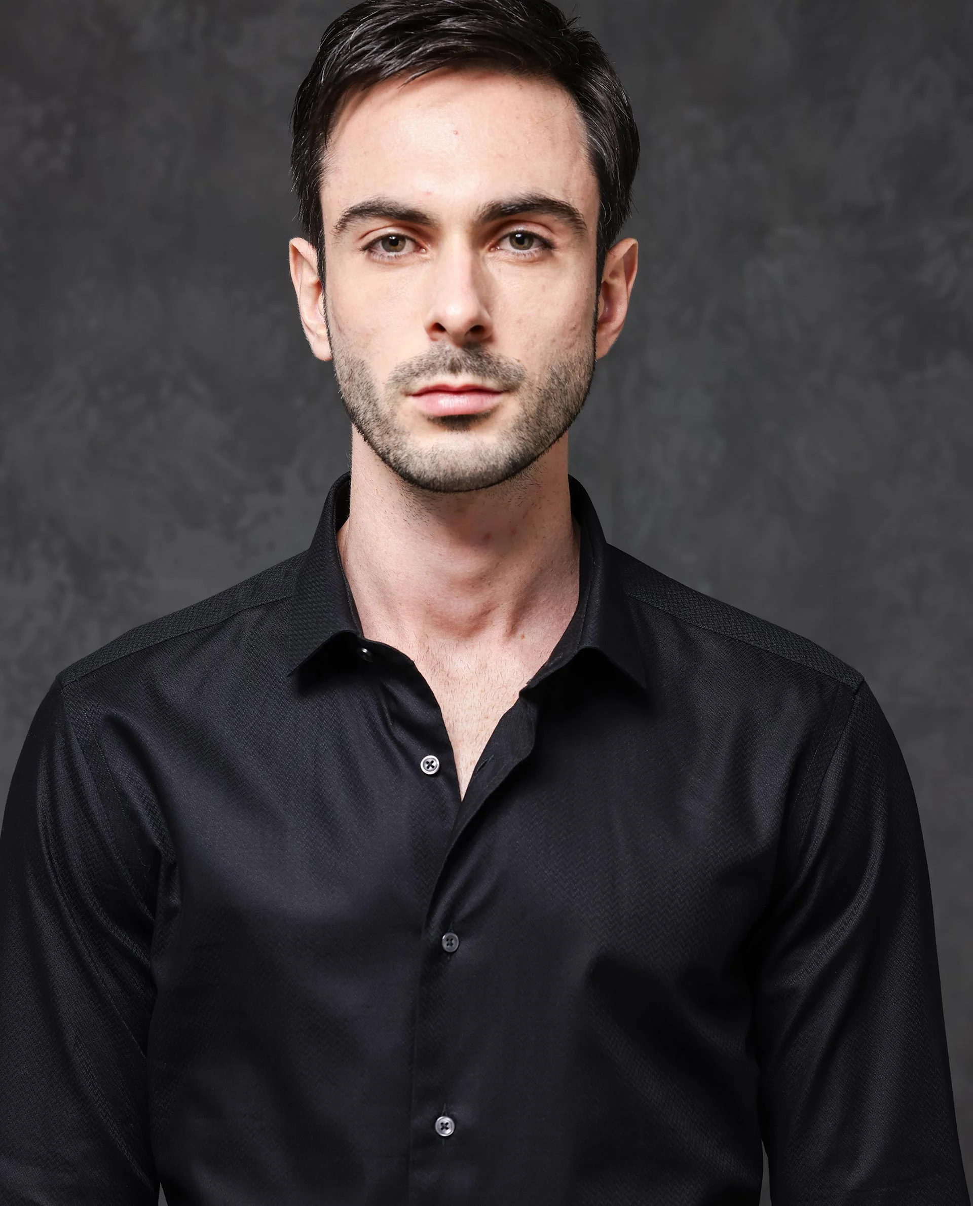 Rare Rabbit Men's Tunel Black Cotton Textured Regular Fit Full Sleeve Collared Shirt - Image 6