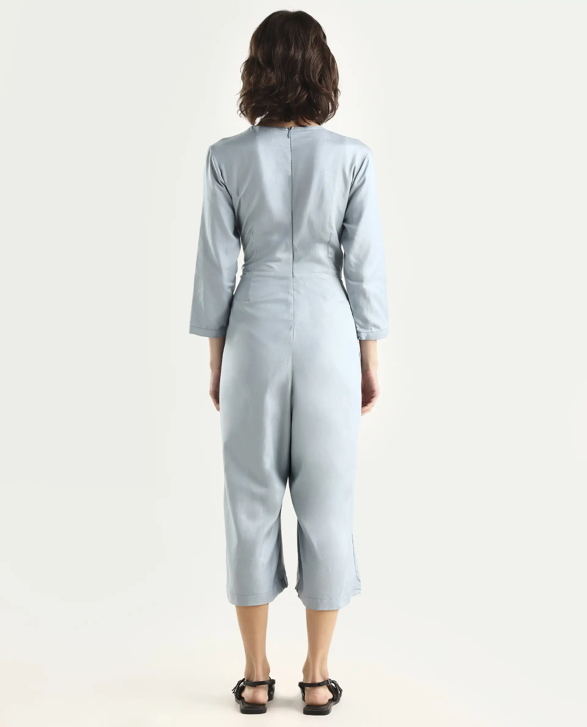Rareism Women's Plain Tencel Jumpsuit Jumpsuit - Image 7
