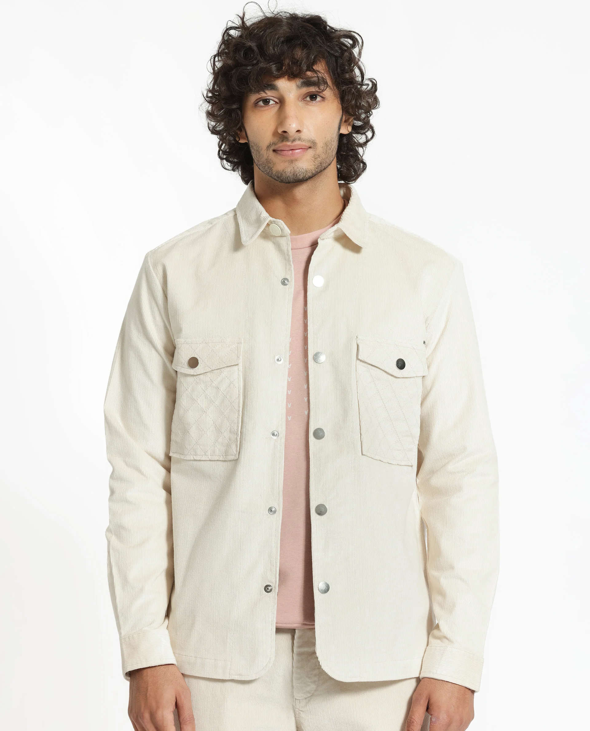 Rare Rabbit Men's Upto Off White Cotton Plain Regular Fit Full Sleeve Spread Collar Jacket - Image 17