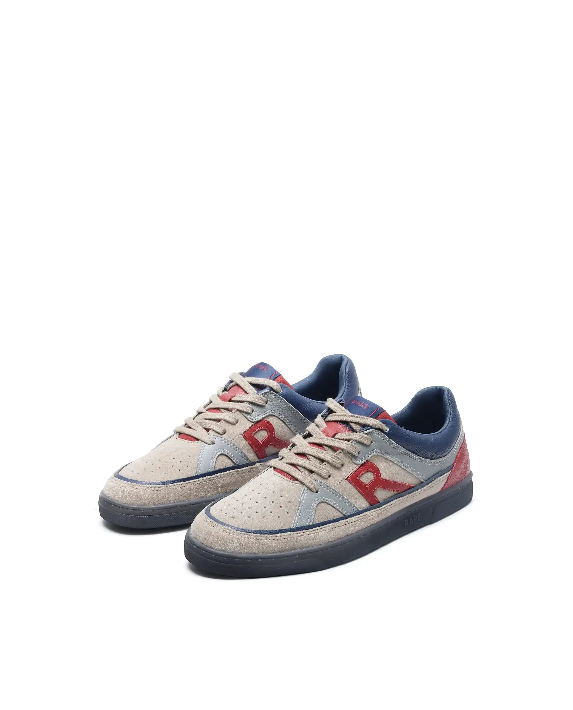 Rare Rabbit Men's Vale Beige Leather Lace-Up Closure Sneaker - Image 2