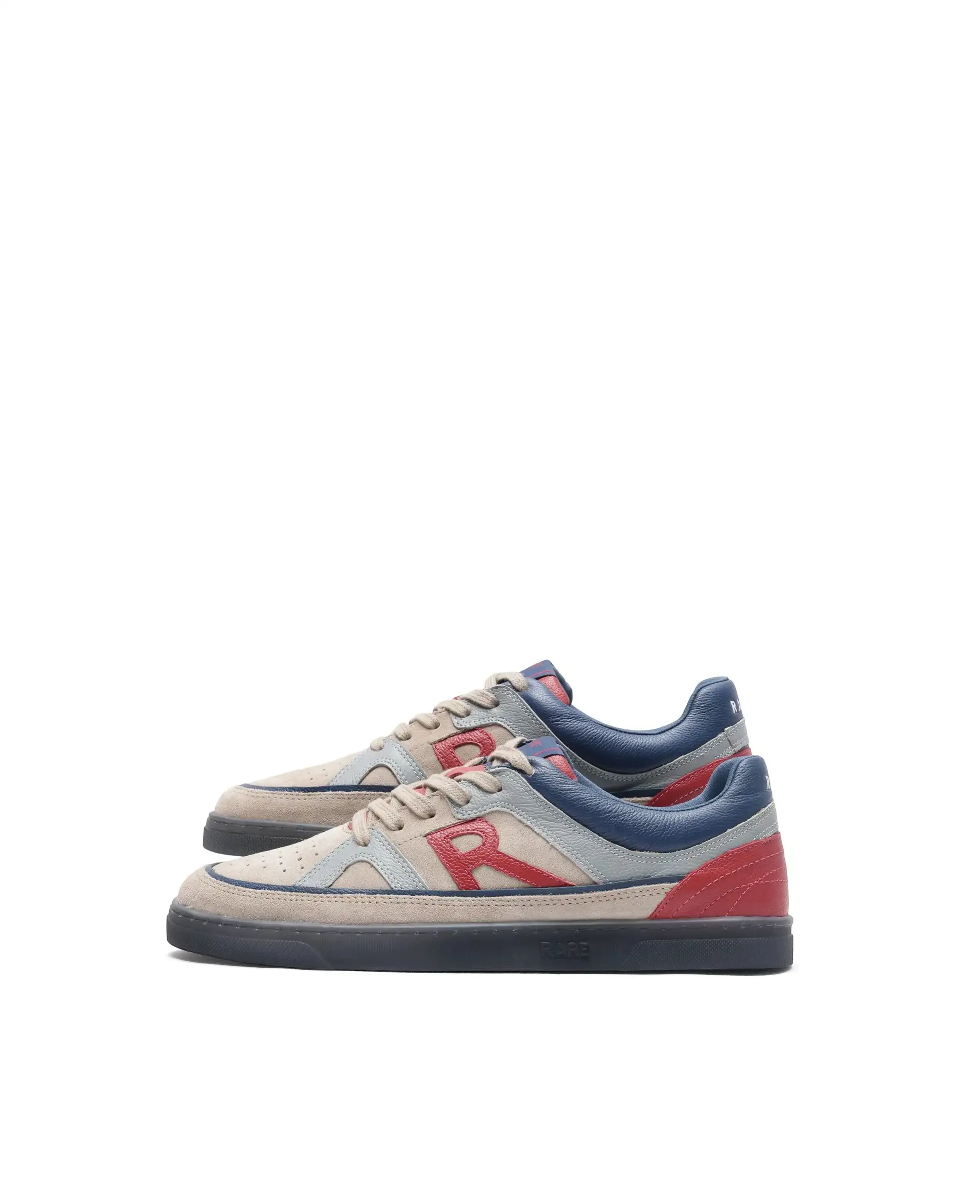 Rare Rabbit Men's Vale Beige Leather Lace-Up Closure Sneaker - Image 5