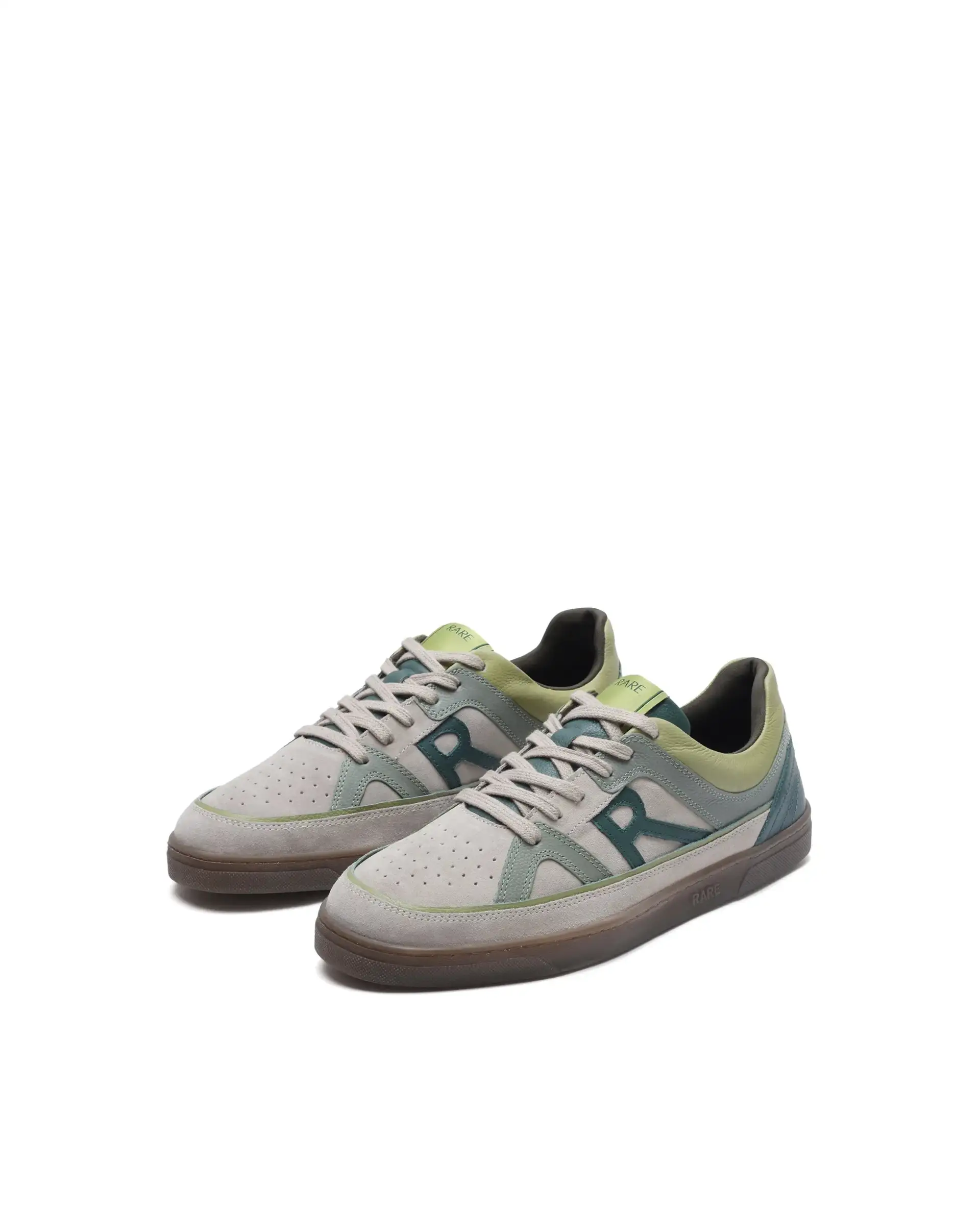 Rare Rabbit Men's Vale Green Leather Lace-Up Closure Sneaker - Image 3