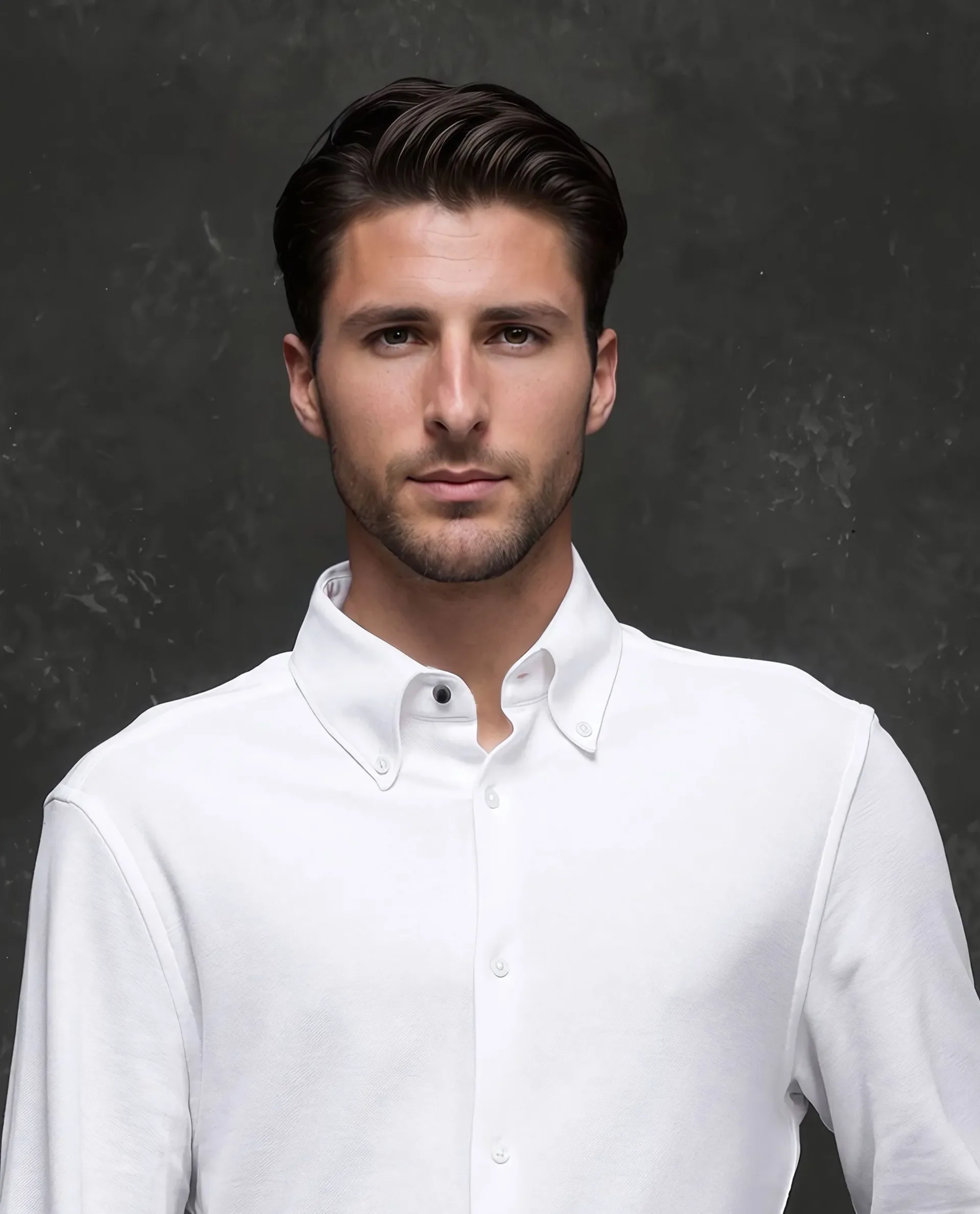 Rare Rabbit Men's Vane White Cotton Plain Regular Fit Full Sleeve Button-Down Collar Shirt - Image 7
