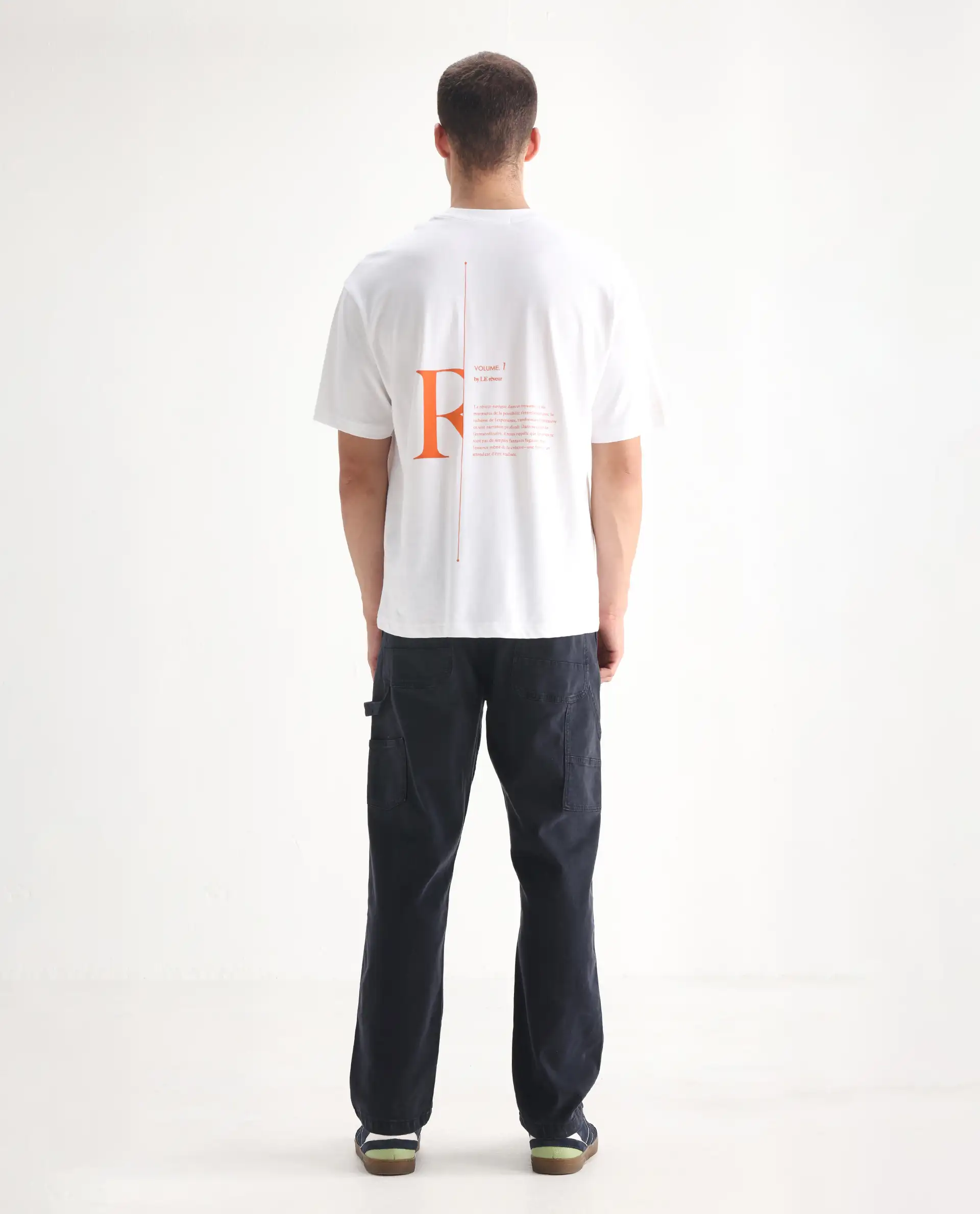 Rare Rabbit Men's Vannes Dark Navy Cotton Plain Carpenter Fit Jeans - Image 9