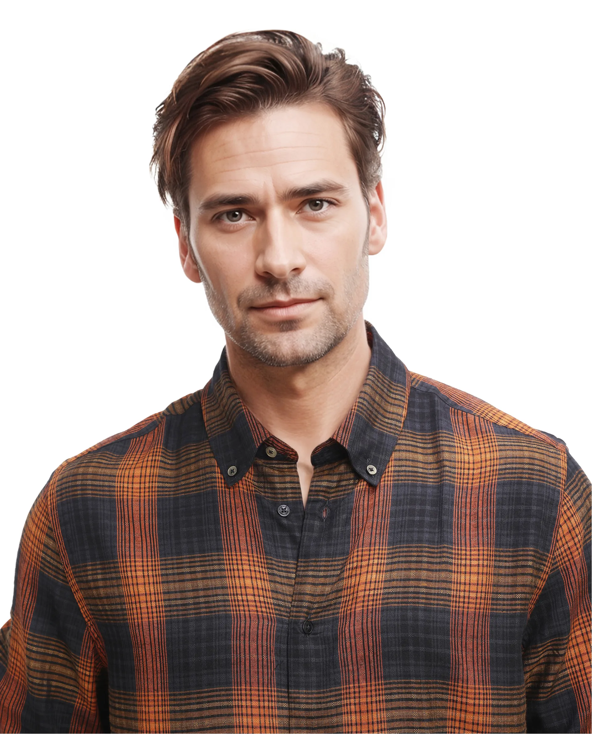 Rare Rabbit Men's Veil Black Checked Print Regular Fit Full Sleeve Collared Shirt - Image 7