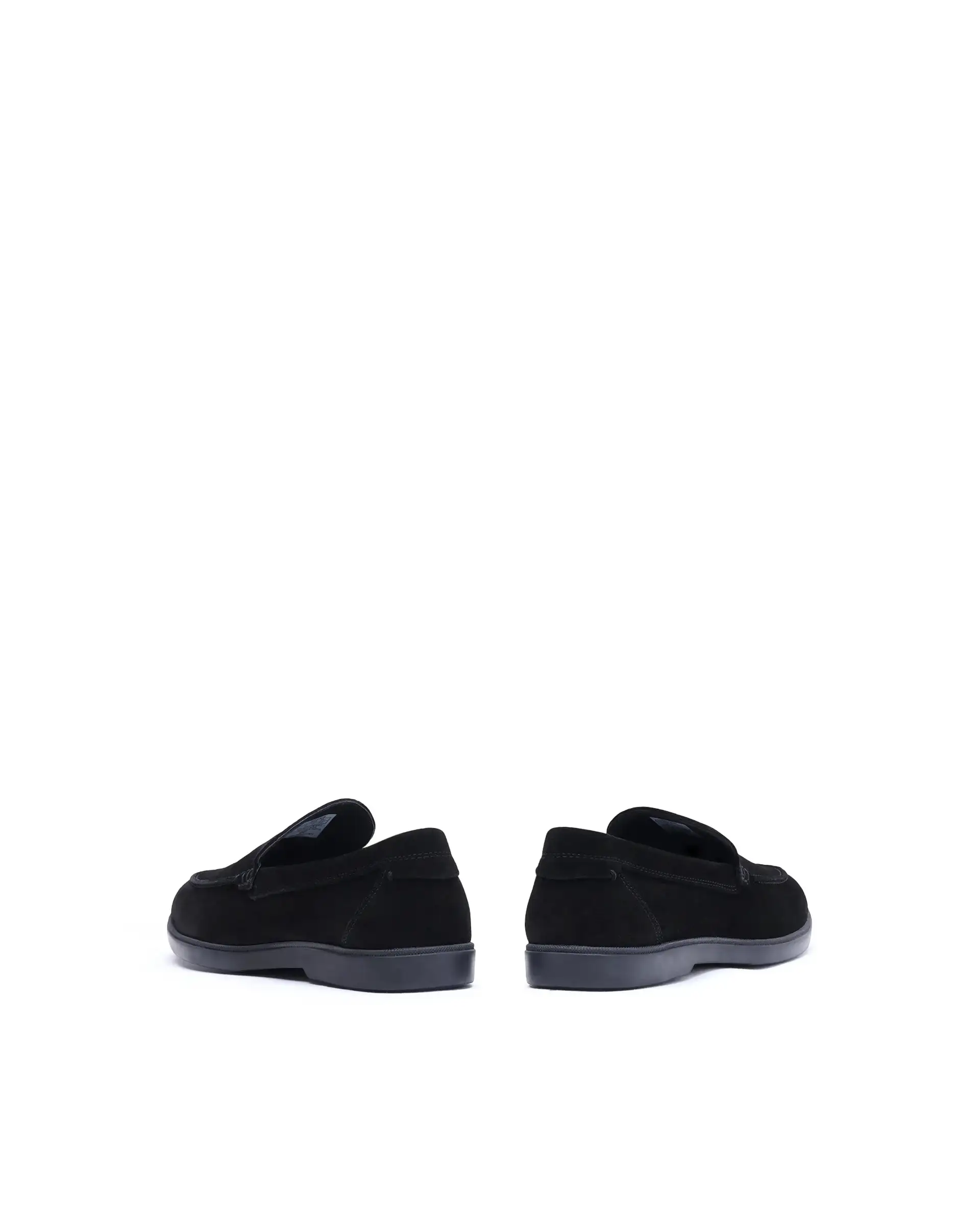 Rare Rabbit Men Velour Black Suede Leather Slip-On Closure Loafer - Image 6